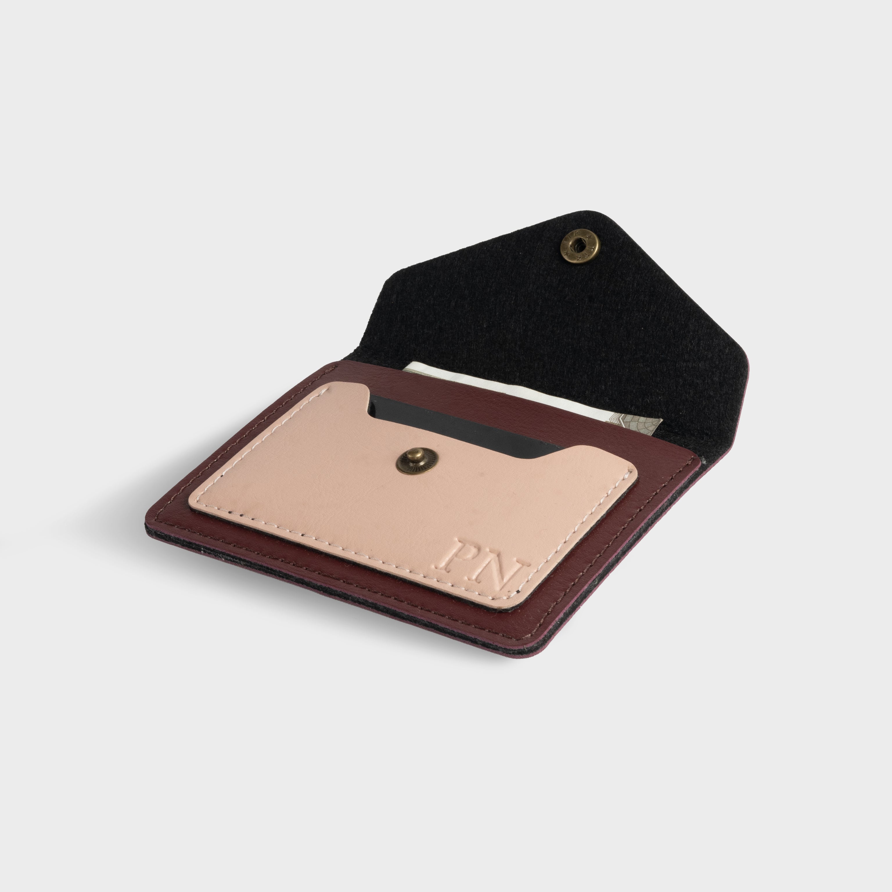 Personalised Card Wallet, Slim Card Holder, Thin Card Holder, Sleek card Holder with Name