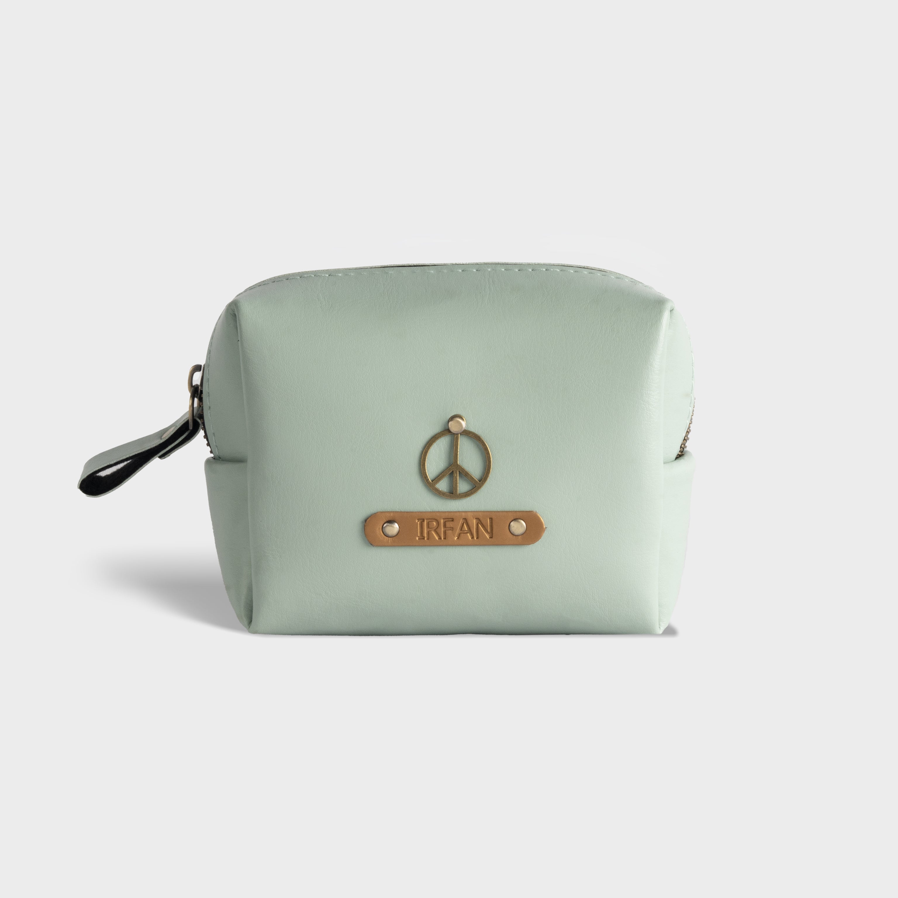Persoanlsied Daily Travel Pouch -Mint, Travel pouch, Travel pouch organizer for toiletries, Best travel pouch for toiletries and cosmetics for women