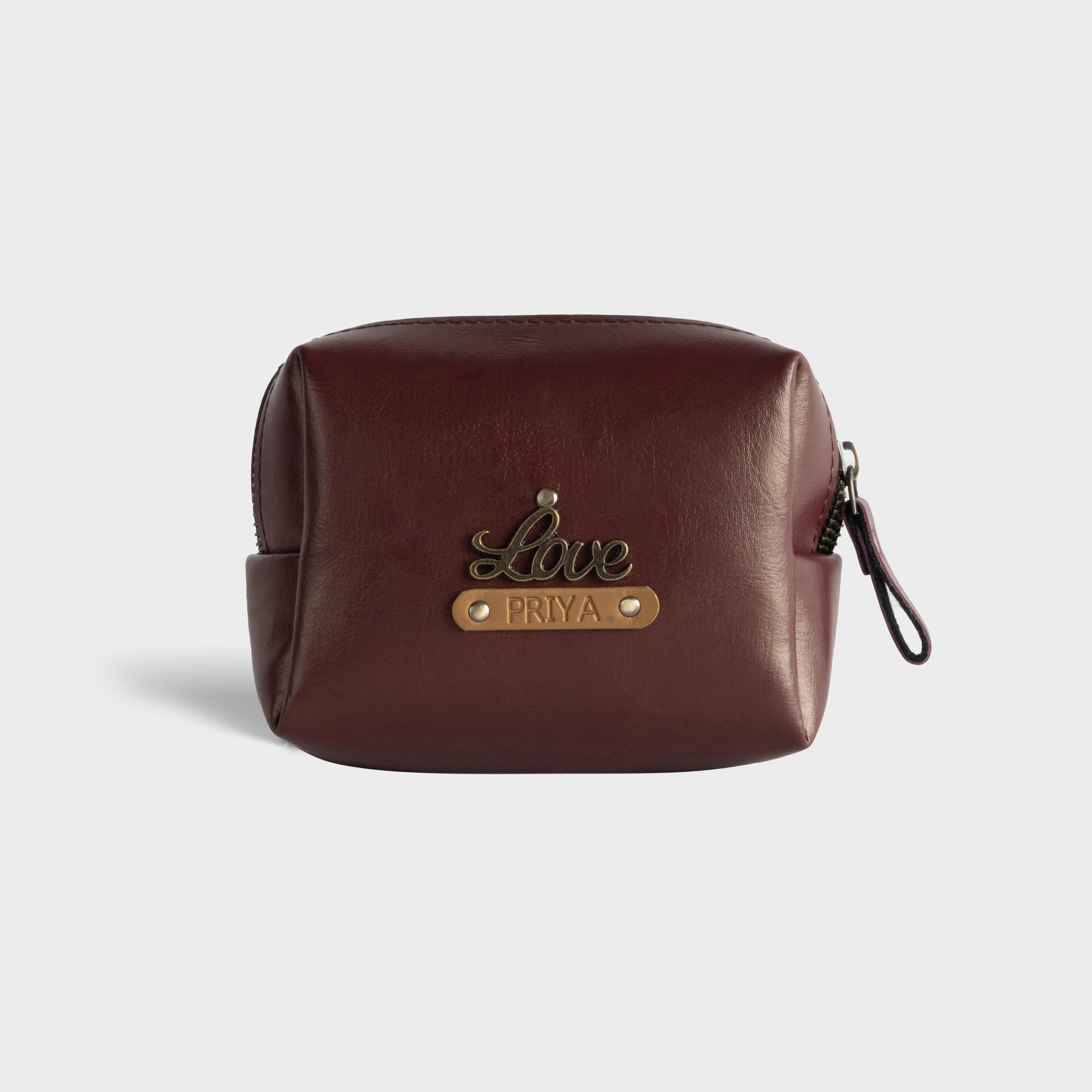 Personalised Daily Travel Pouch -Wine, Travel pouch, Travel pouch organizer for toiletries, Best travel pouch for toiletries and cosmetics for women