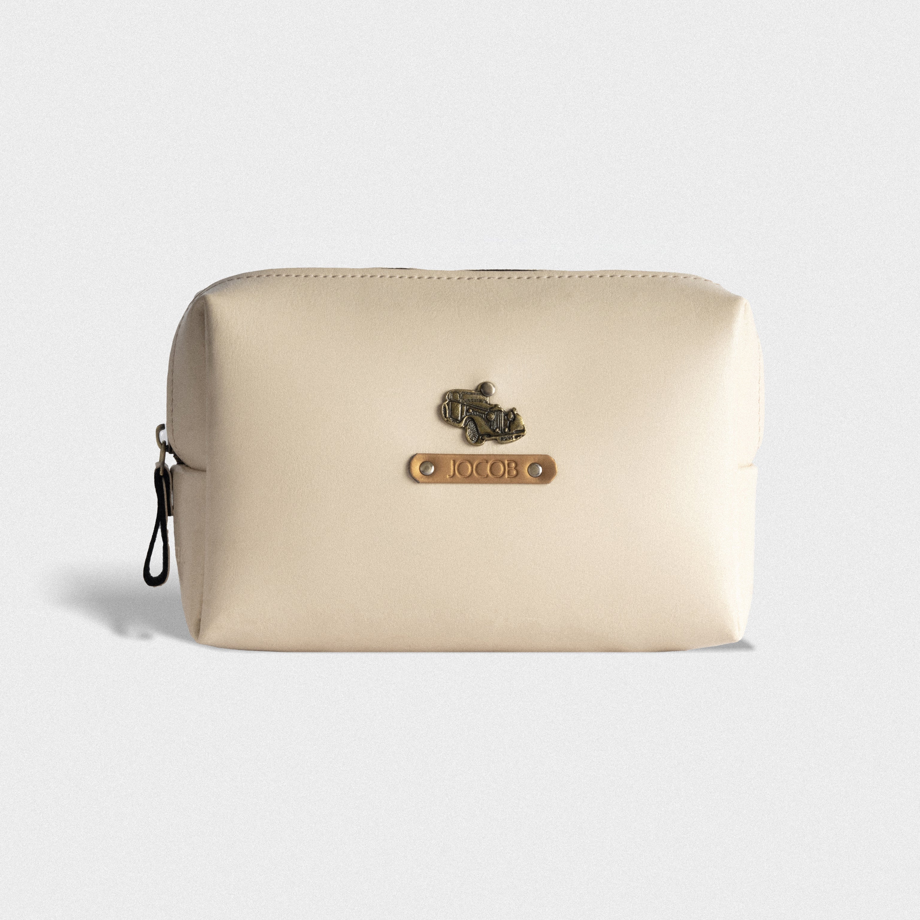 Personalised Travel Pouch -Ivory, Travel pouch, Travel pouch organizer for toiletries, Best travel pouch for toiletries and cosmetics for women