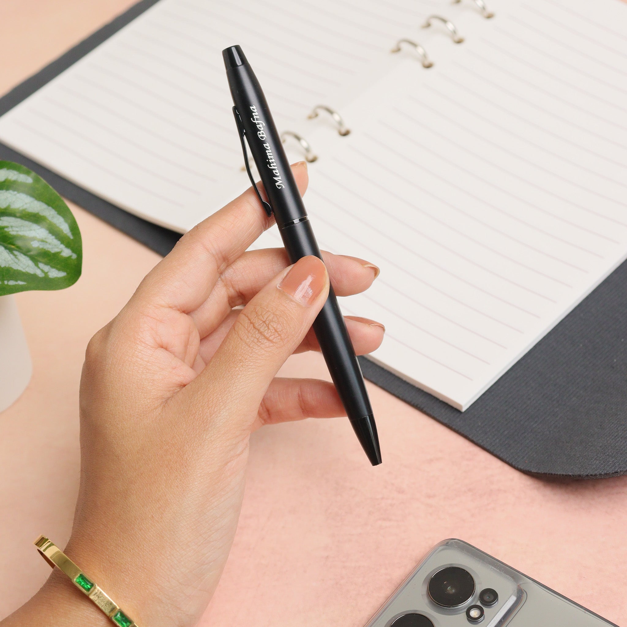 Personalised Pen - Solid Black