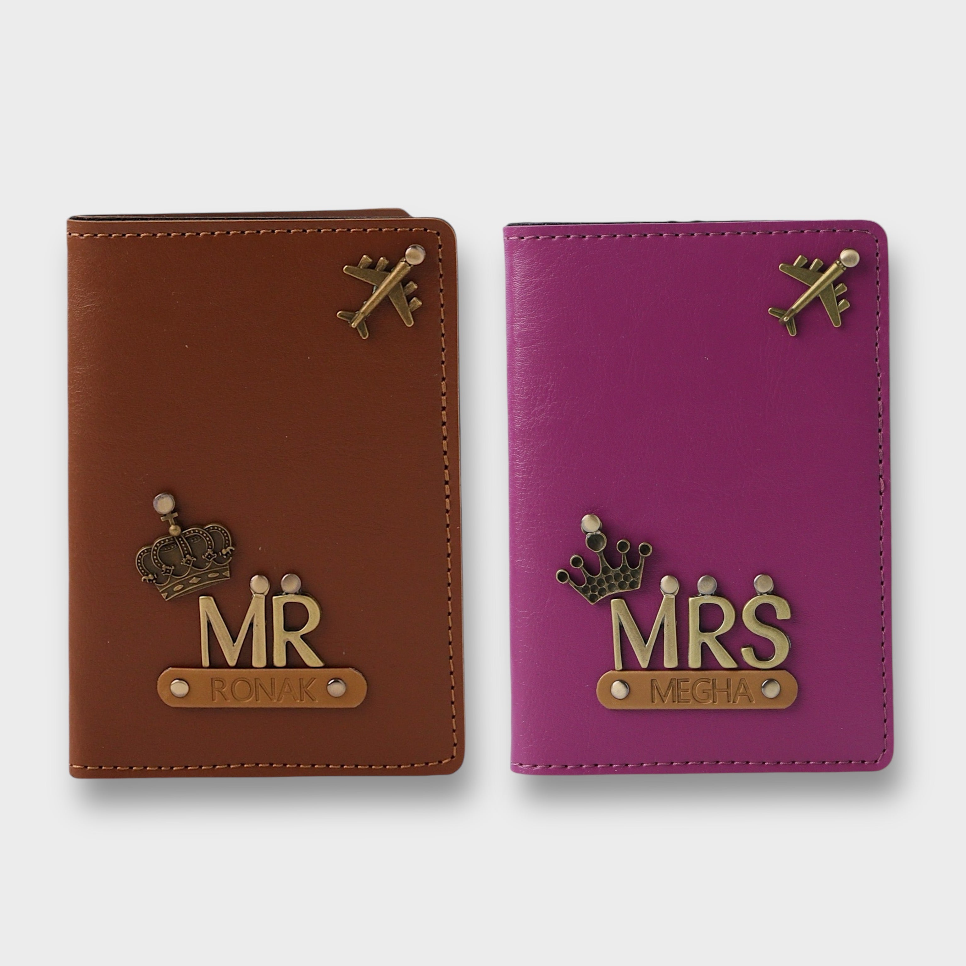 Couple Passport Cover, Couple Passport Holder, Personalized Couple Passport Holder, Customized Passport Holder, Passport wallet, Personalized passport holder