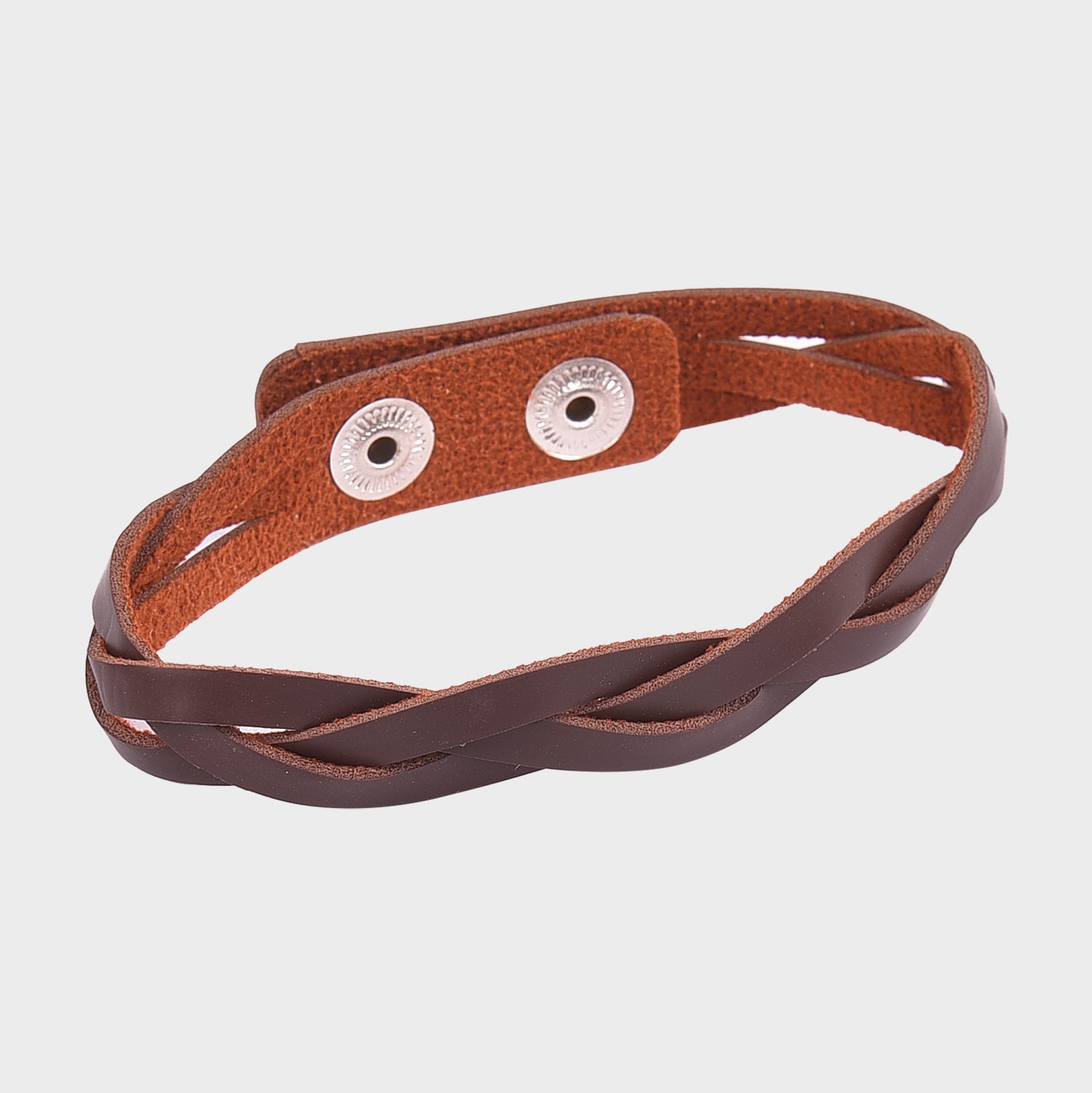 Weaved Rakhi Band - Brown