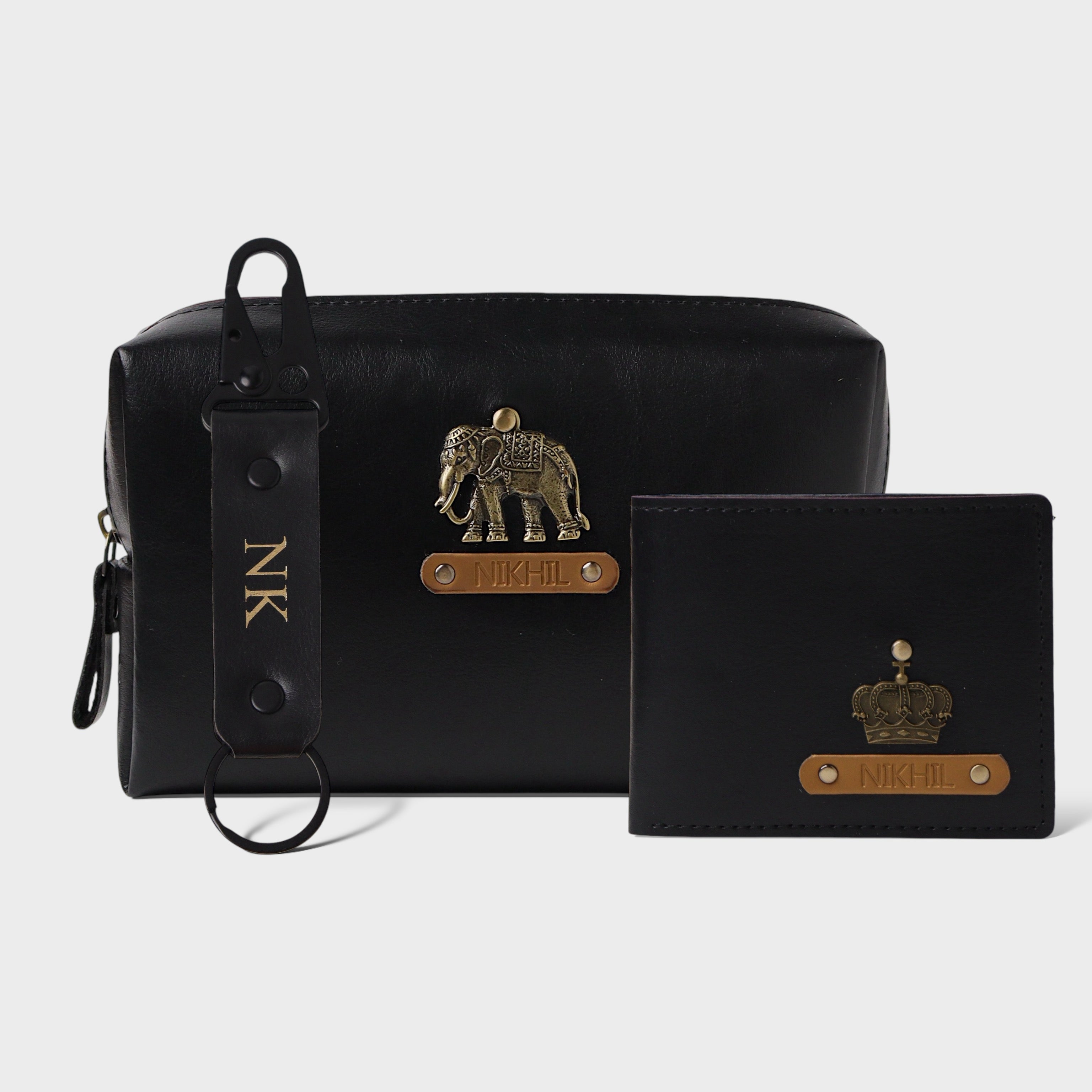 Customised Hamper for Him - Black, Travel pouch, Travel pouch organizer for toiletries, Best travel pouch for toiletries and cosmetics for women