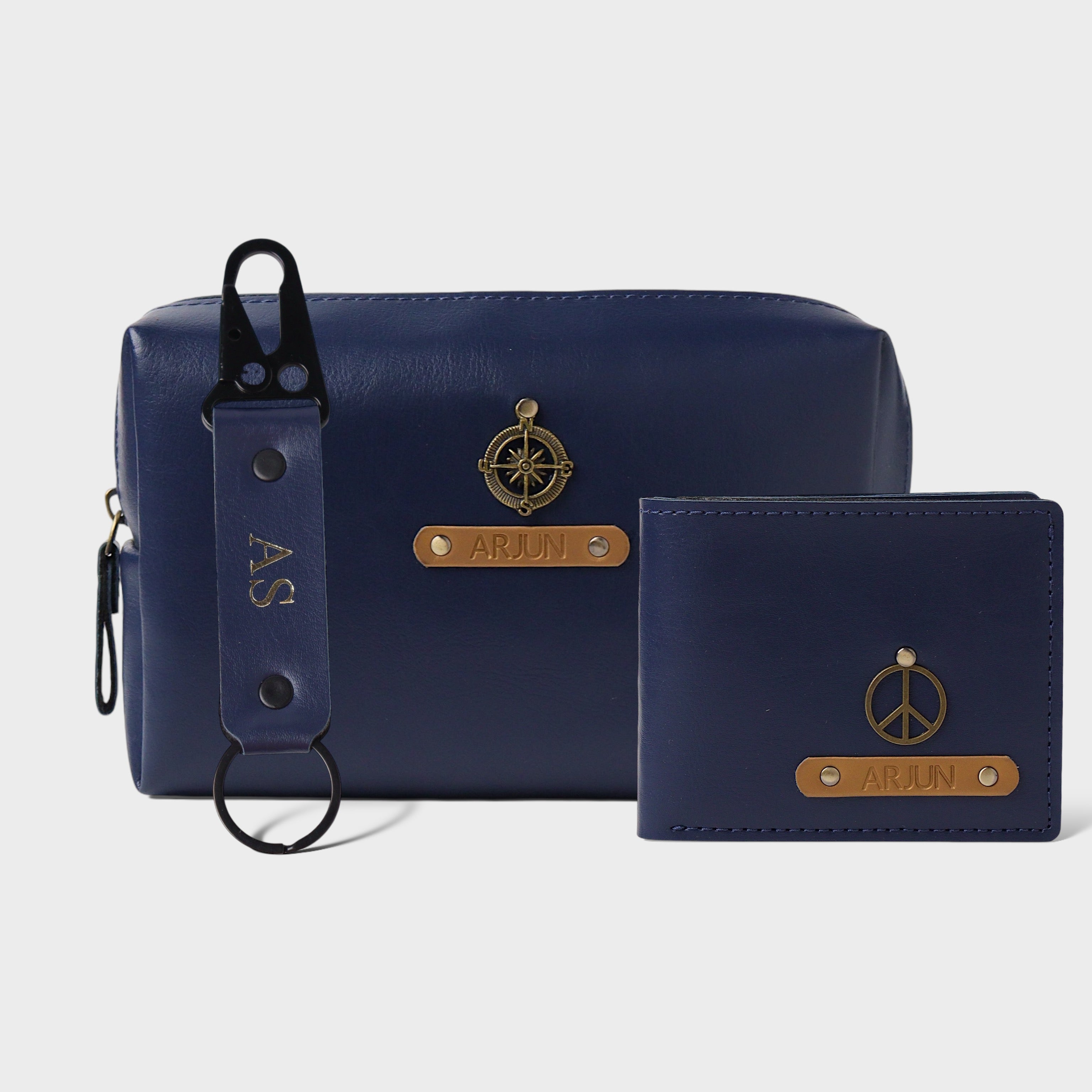 Customised Hamper for Him - Blue , Travel pouch, Travel pouch organizer for toiletries, Best travel pouch for toiletries and cosmetics for women
