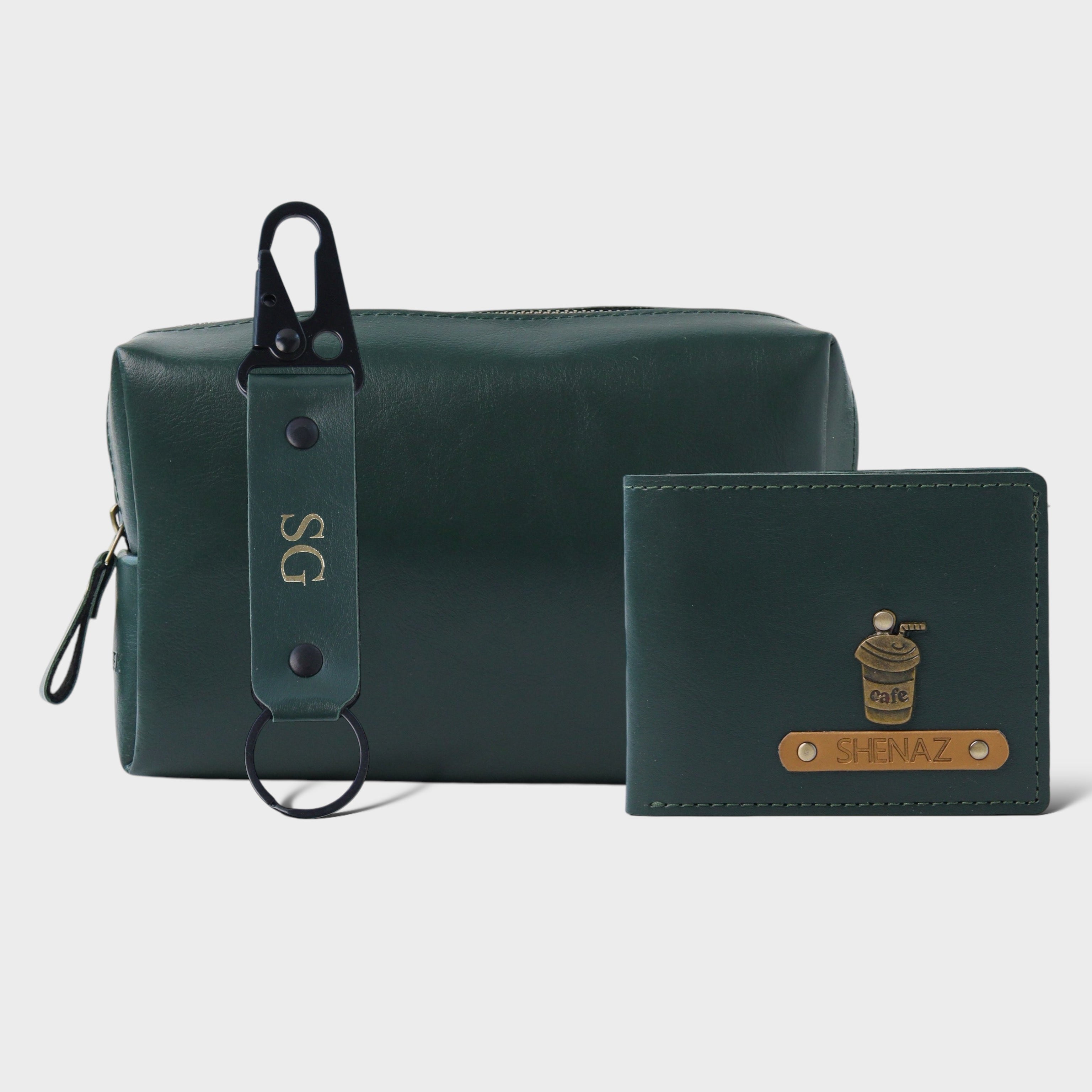 Customised Hamper for Him - Green, Travel pouch, Travel pouch organizer for toiletries, Best travel pouch for toiletries and cosmetics for women