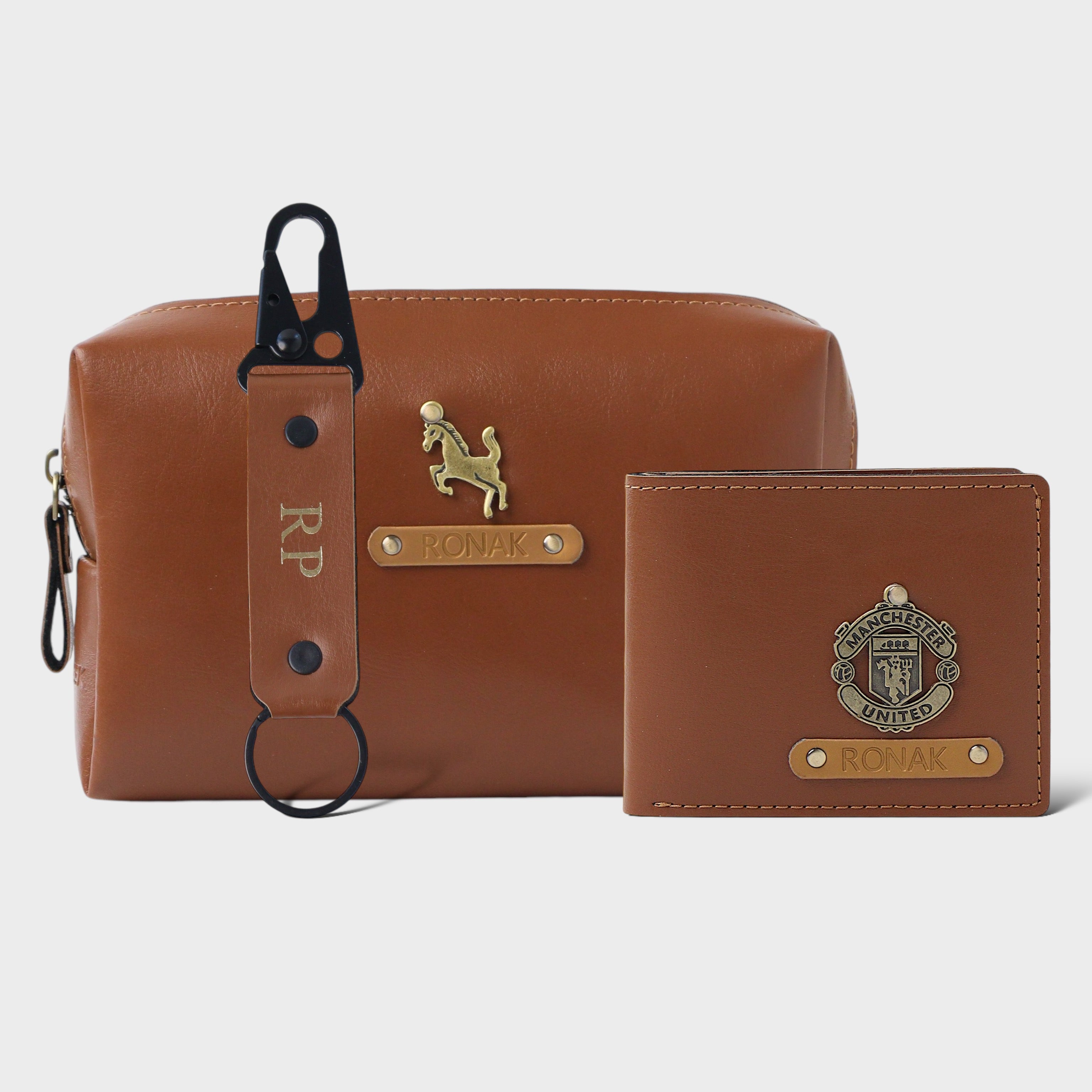 Customised Hamper for Him - Tan , Travel pouch, Travel pouch organizer for toiletries, Best travel pouch for toiletries and cosmetics for women
