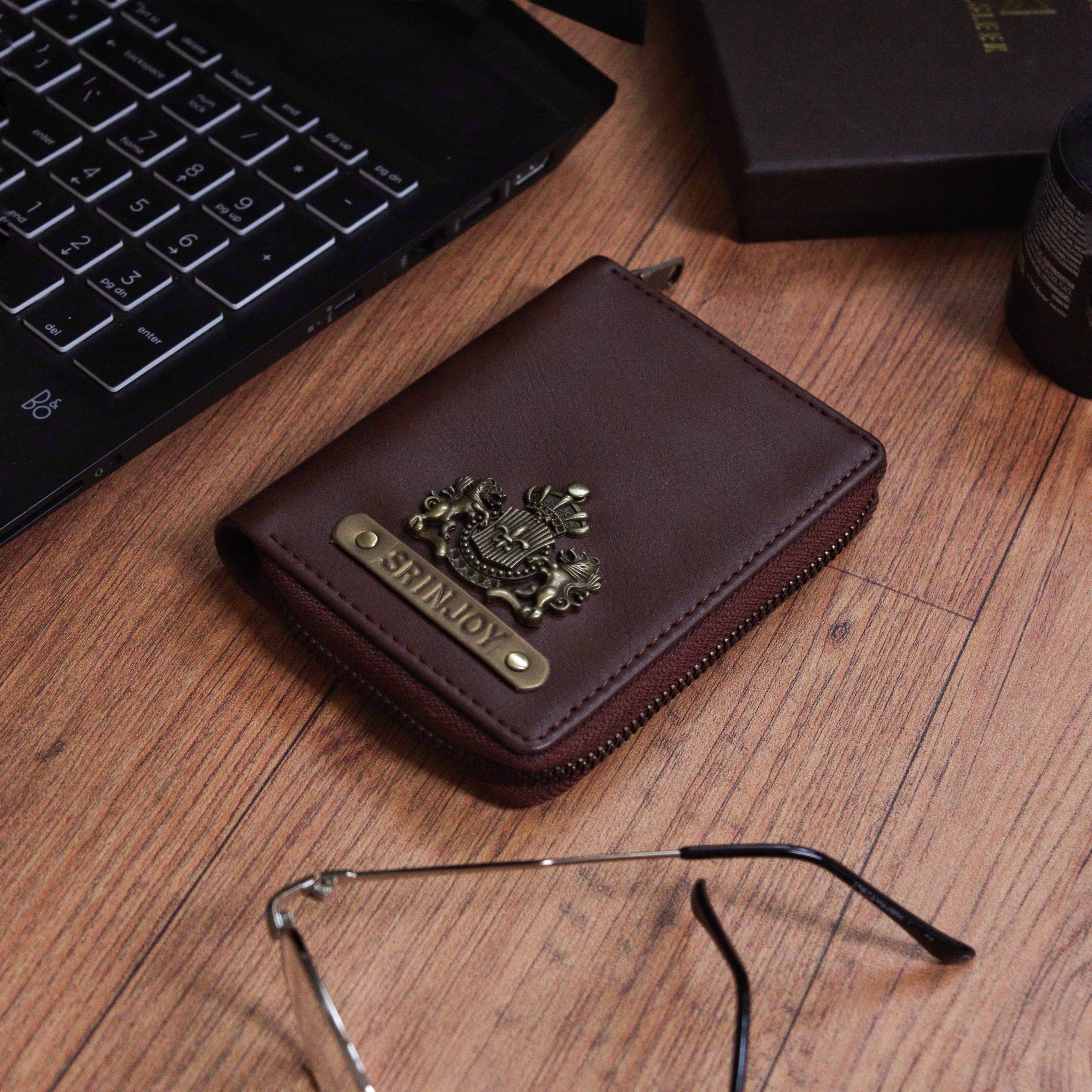Slim leather wallets for men, Wallets for men, personalised gift