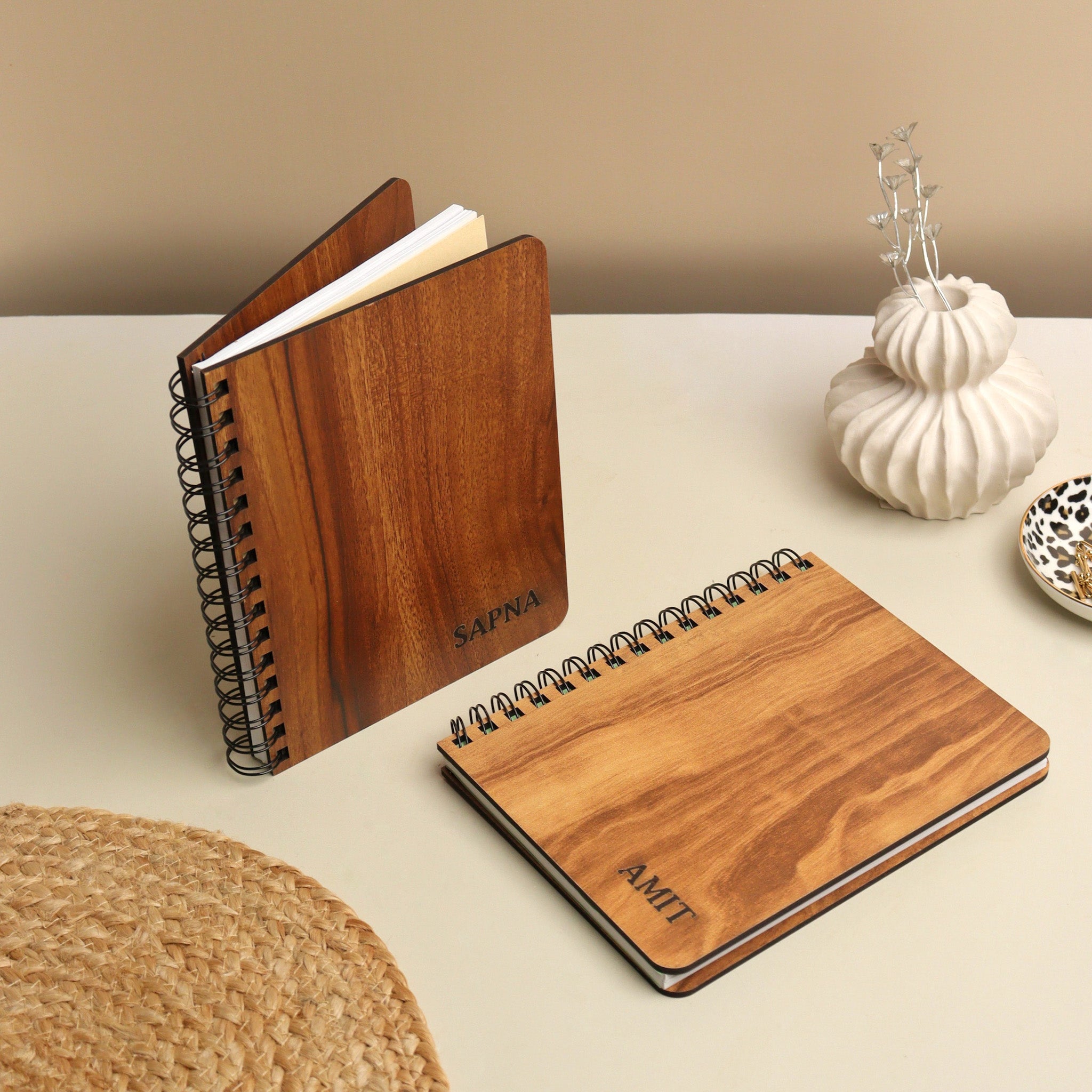  Personalised Wooden Diary