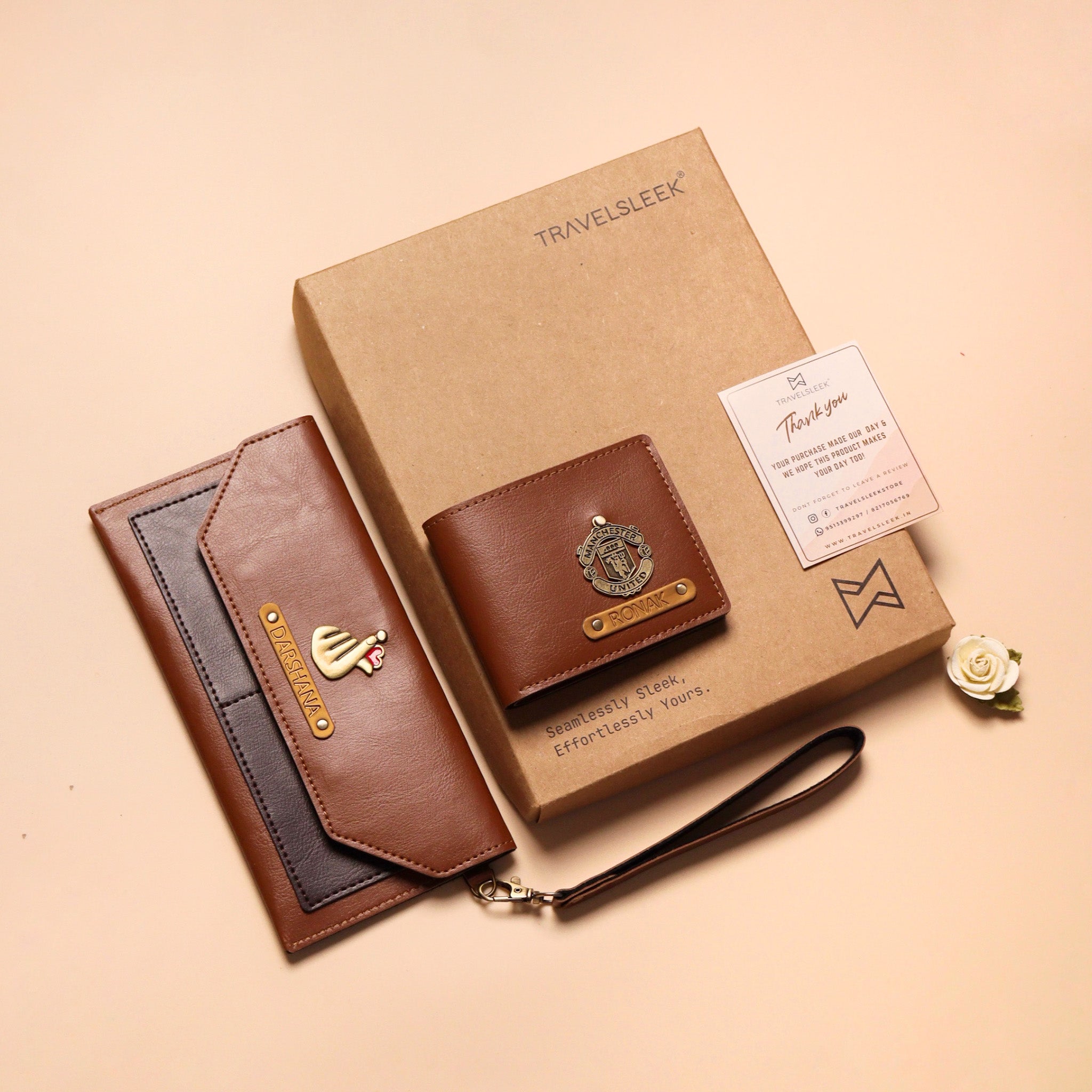 Personalized Couple Wallet