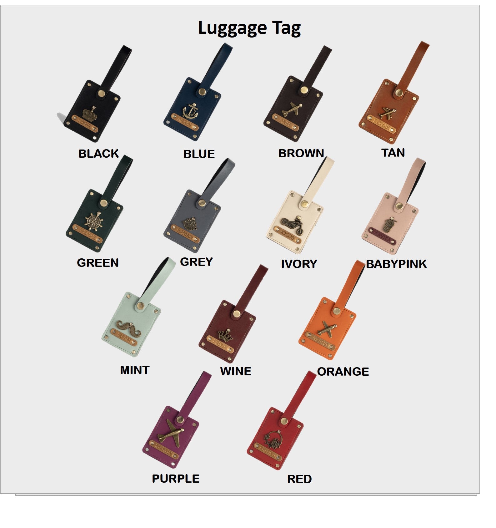 Luggage tags, Personalized luggage tags, Personalized travel luggage tags, Custom luggage tags for travel, Best personalized luggage tags for travel with name engraving