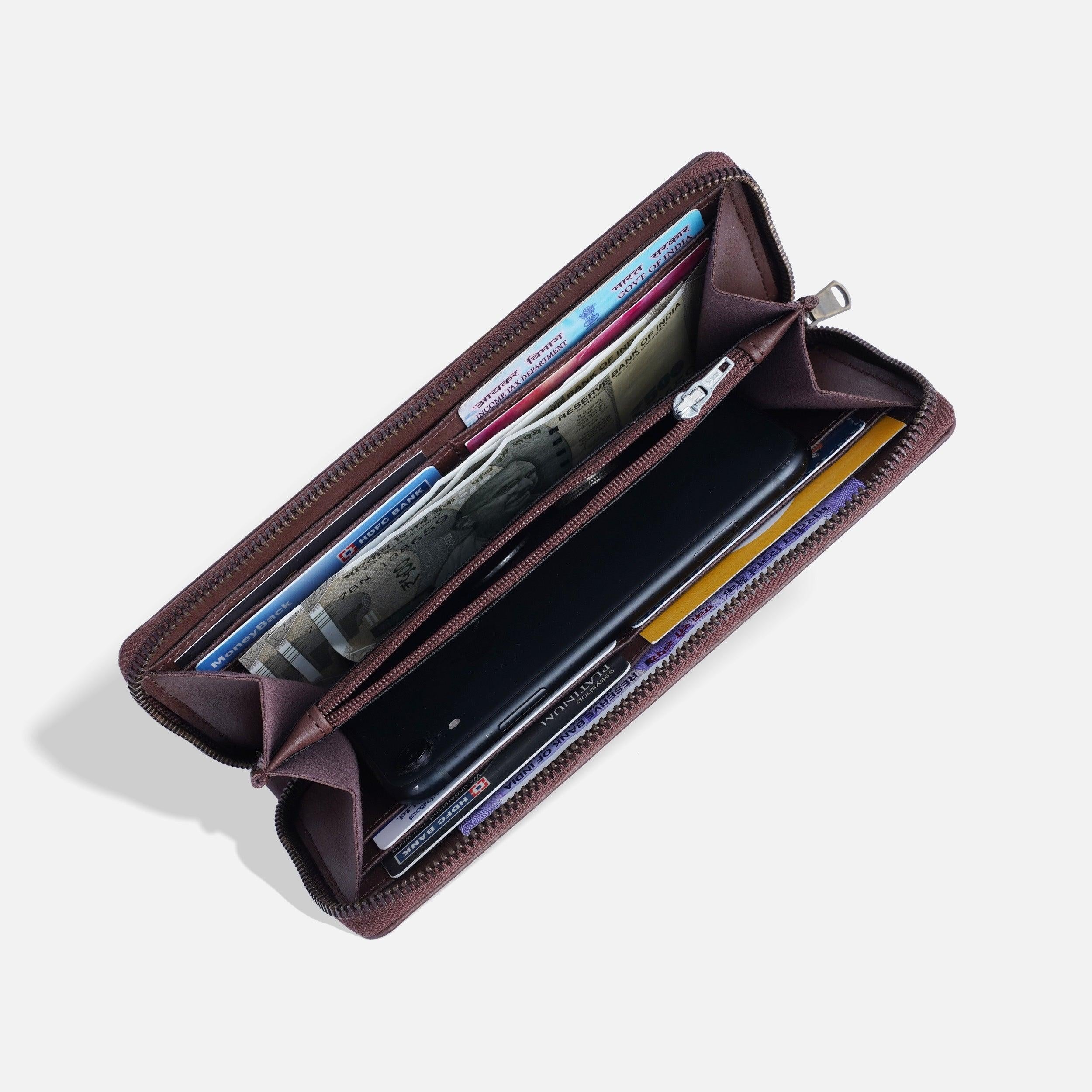 Executive Vegan Leather RFID Ladies Wallet - Travelsleek