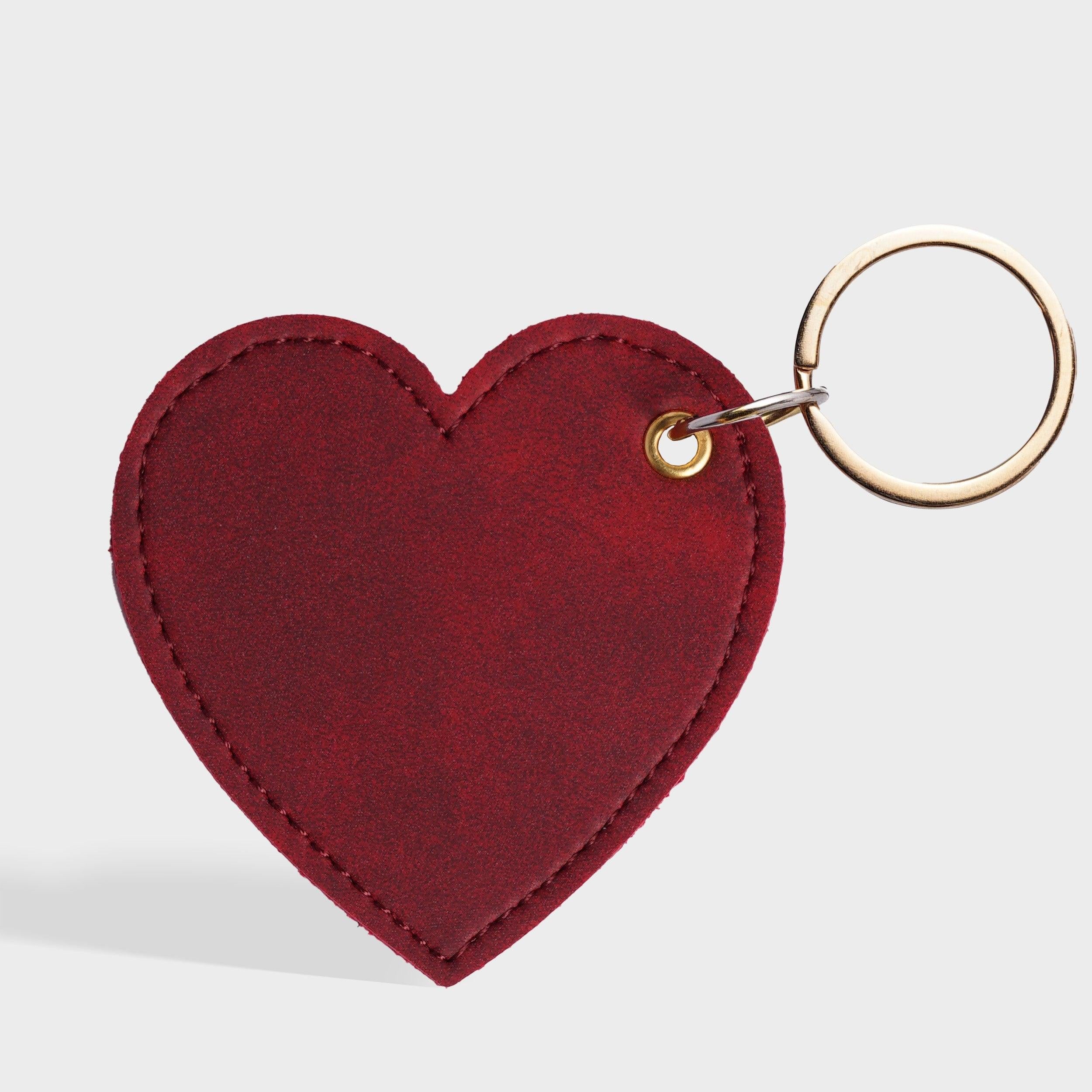 Personalised Heart Keychain - Travelsleek
