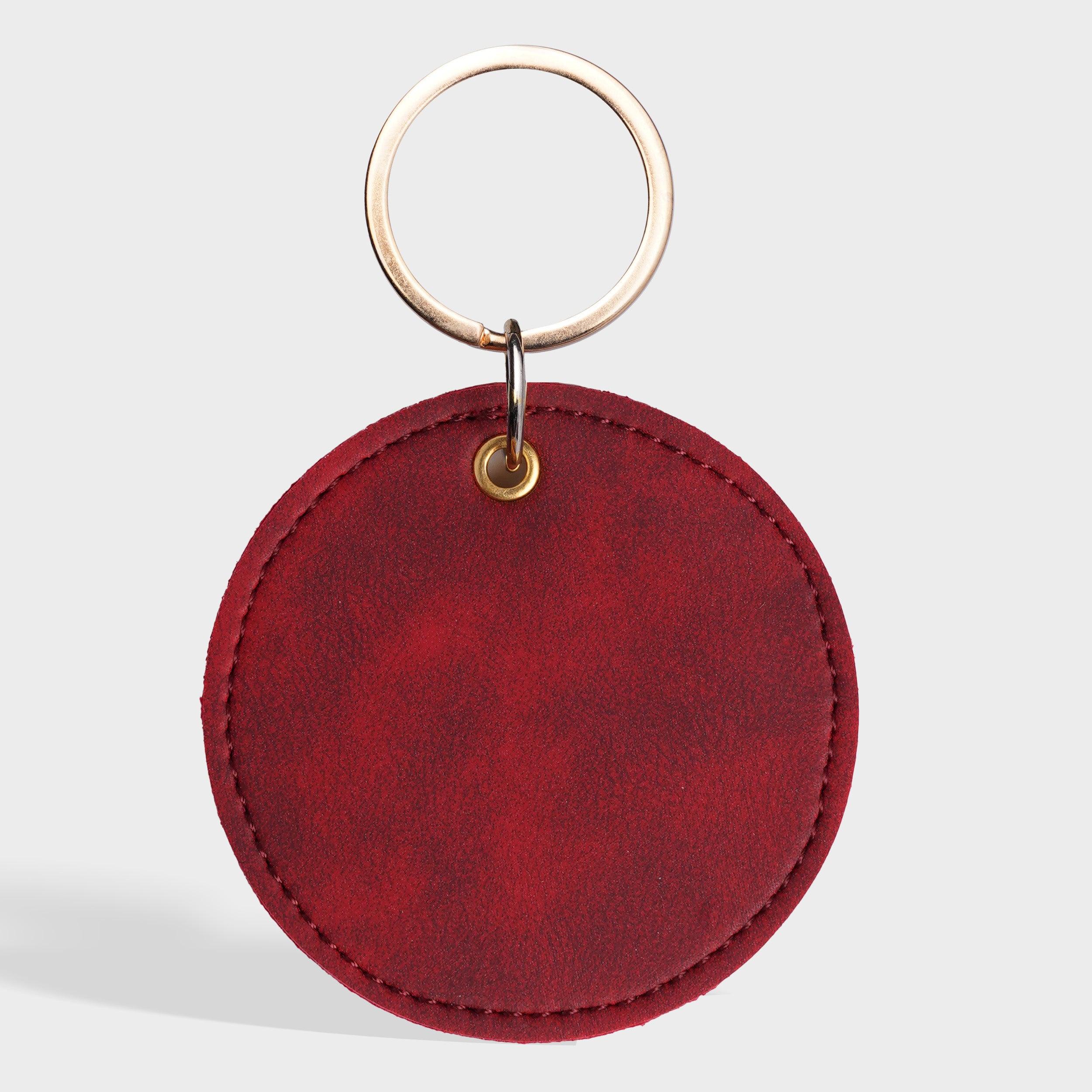Personalised Round Keychain - Travelsleek