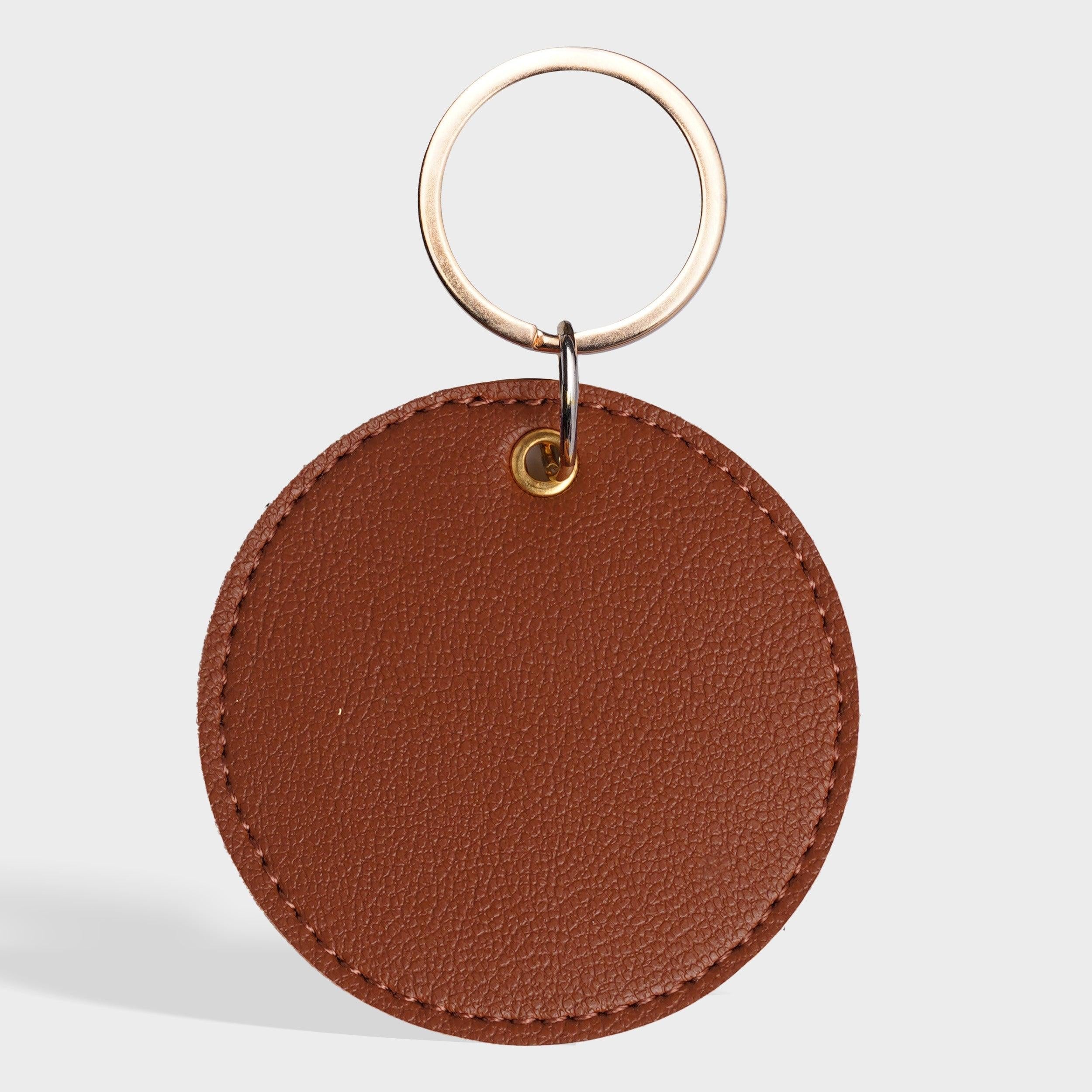 Personalised Round Keychain - Travelsleek