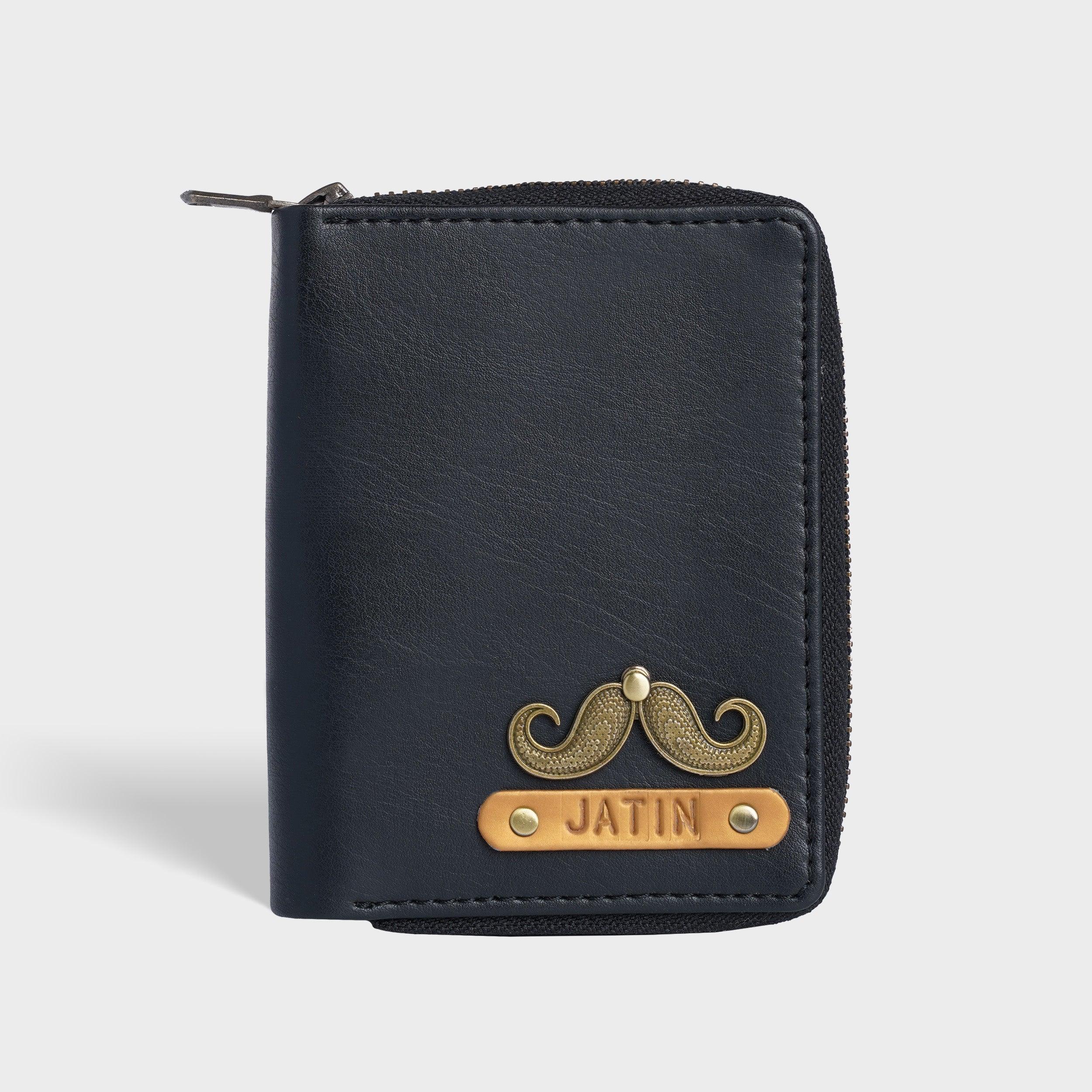 RFID Unisex Zip wallet - Travelsleek, Slim leather wallets for men, Wallets for men, personalised gift
