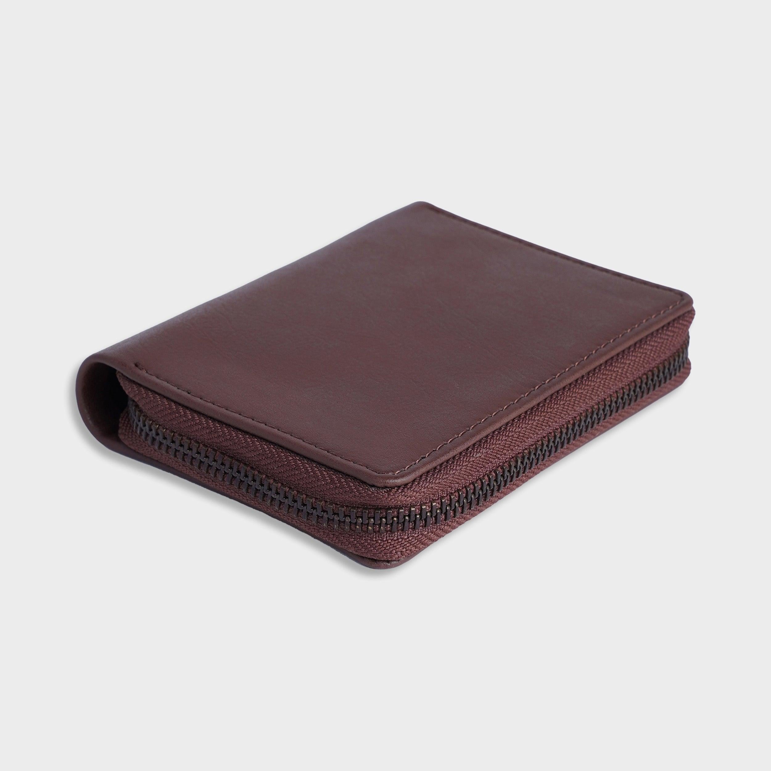 RFID Unisex Zip wallet - Travelsleek, Slim leather wallets for men, Wallets for men, personalised gift