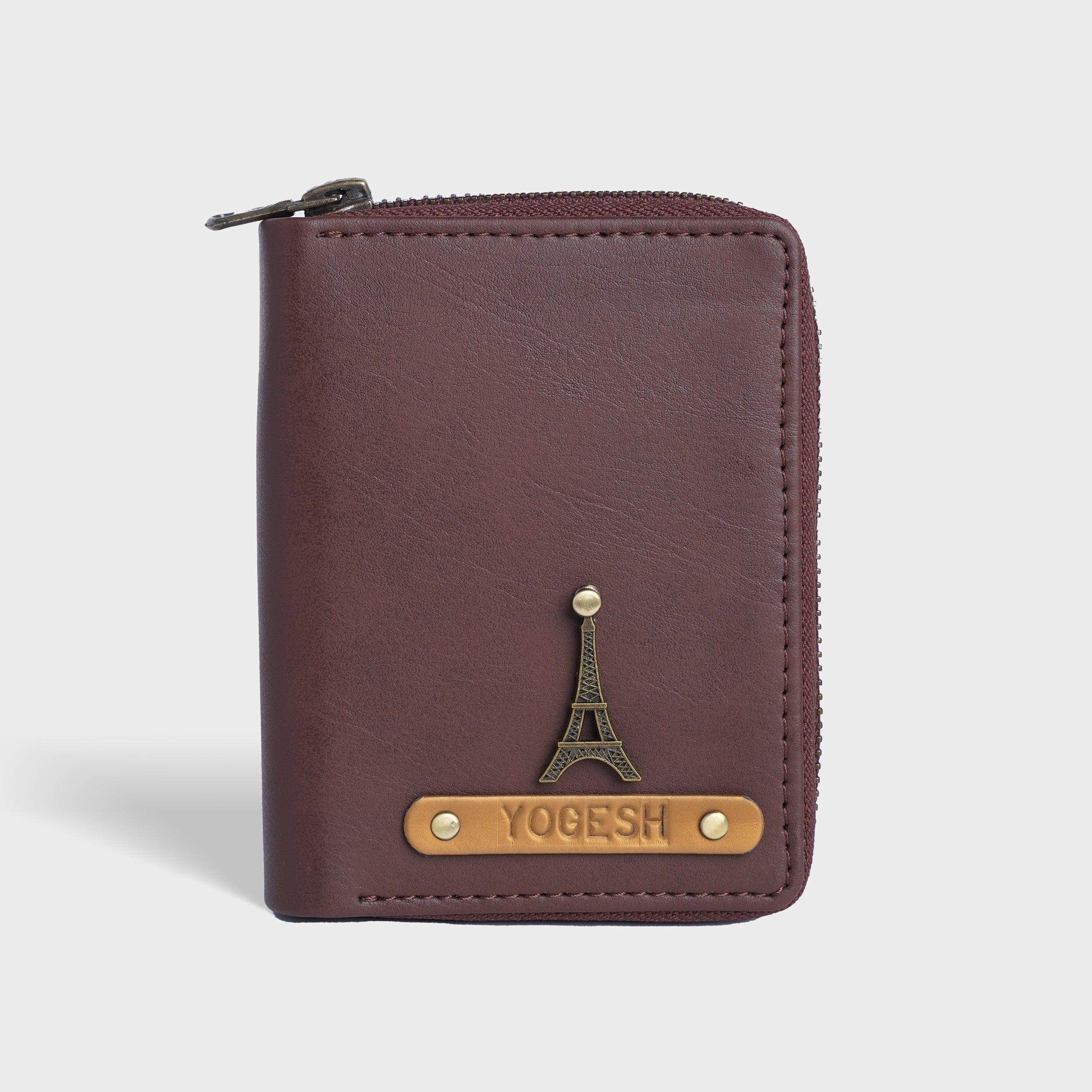 RFID Unisex Zip wallet - Travelsleek, Slim leather wallets for men, Wallets for men, personalised gift