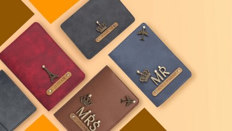 Travel-in-style with a personalized passport cover - Travelsleek