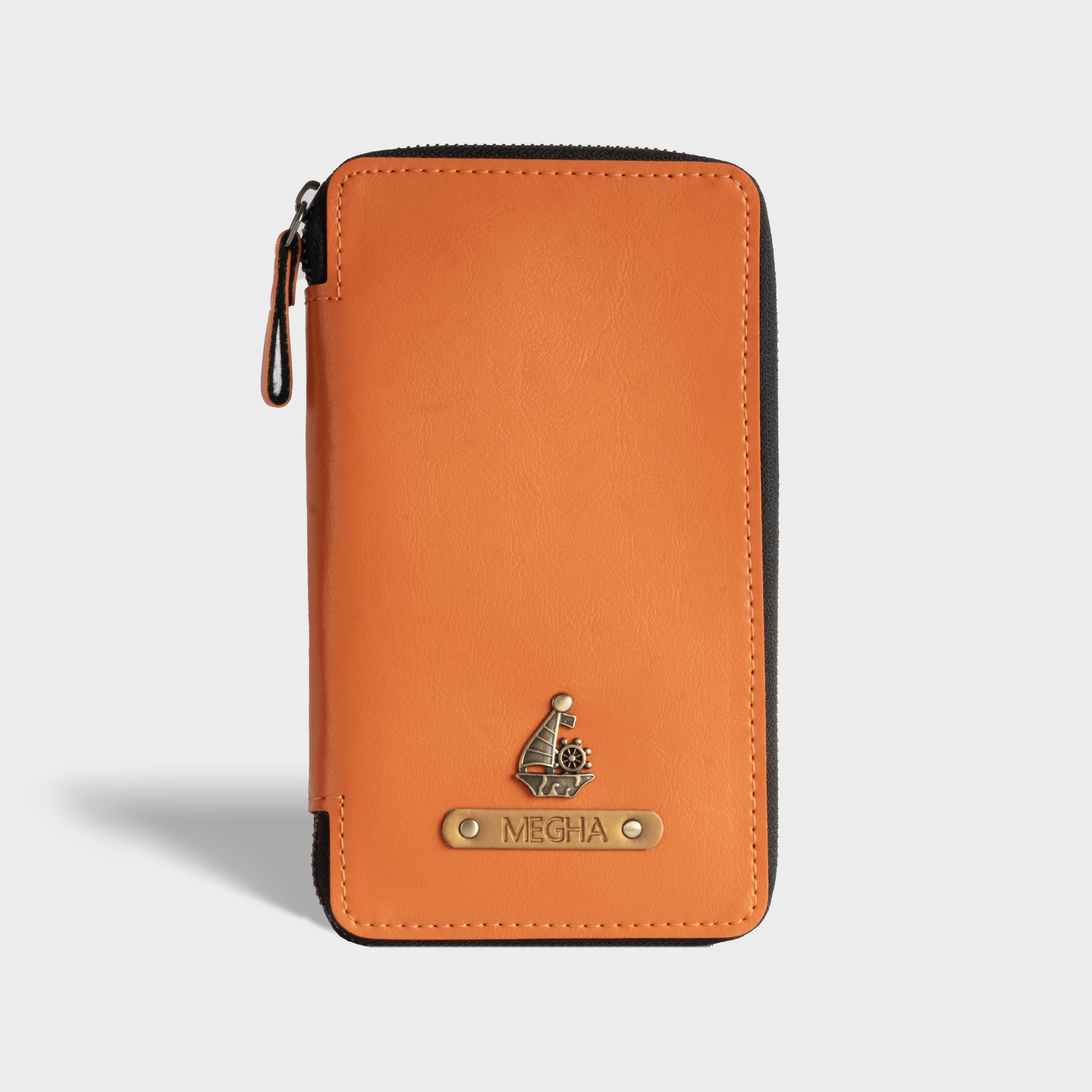 Personalised Zippered Travel Wallet