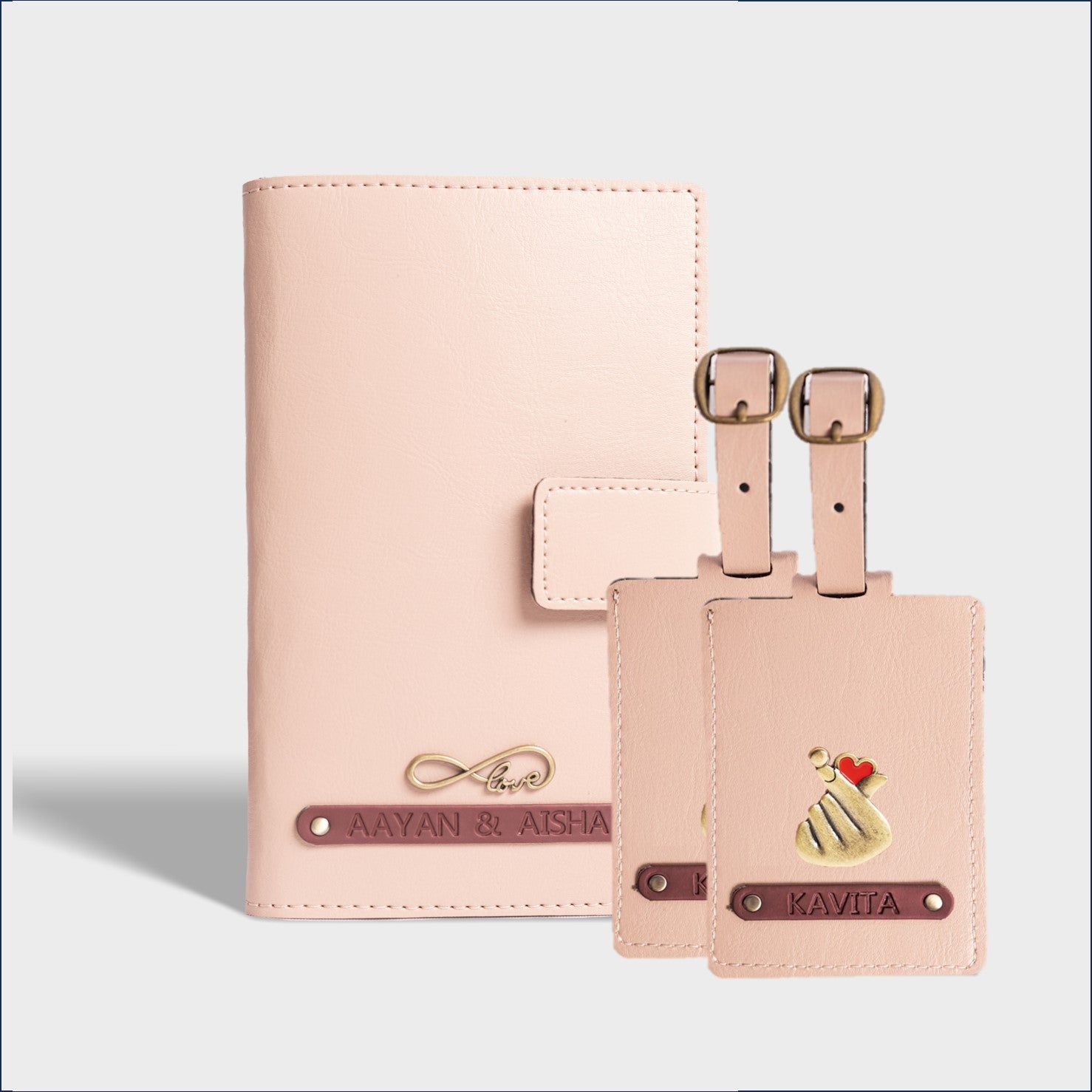 Dual Passport holder & 2 Premium Tag