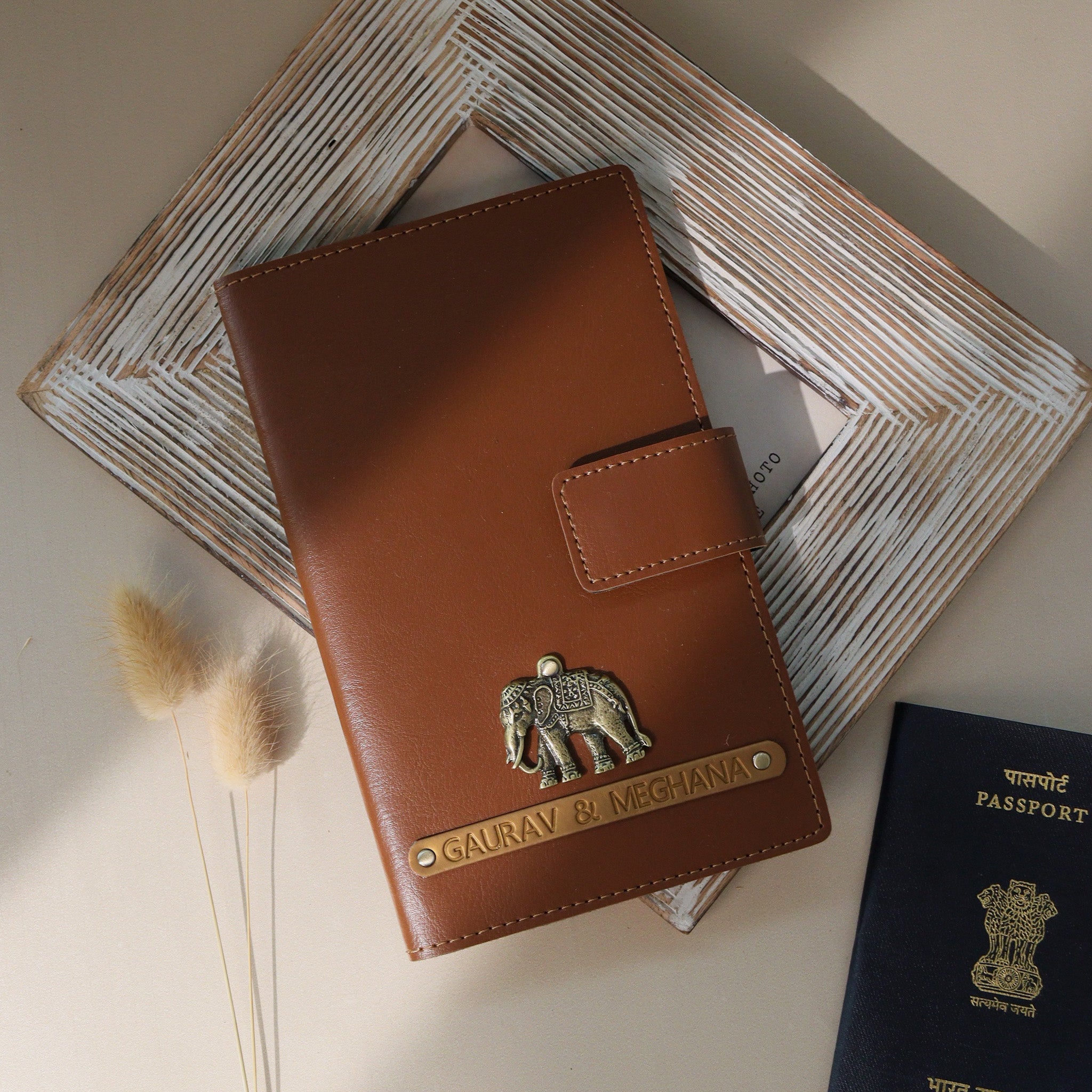 Couple Passport Case, Dual Passport Case, Passport holder for 2 passport, Mr and Mrs Passport Holder