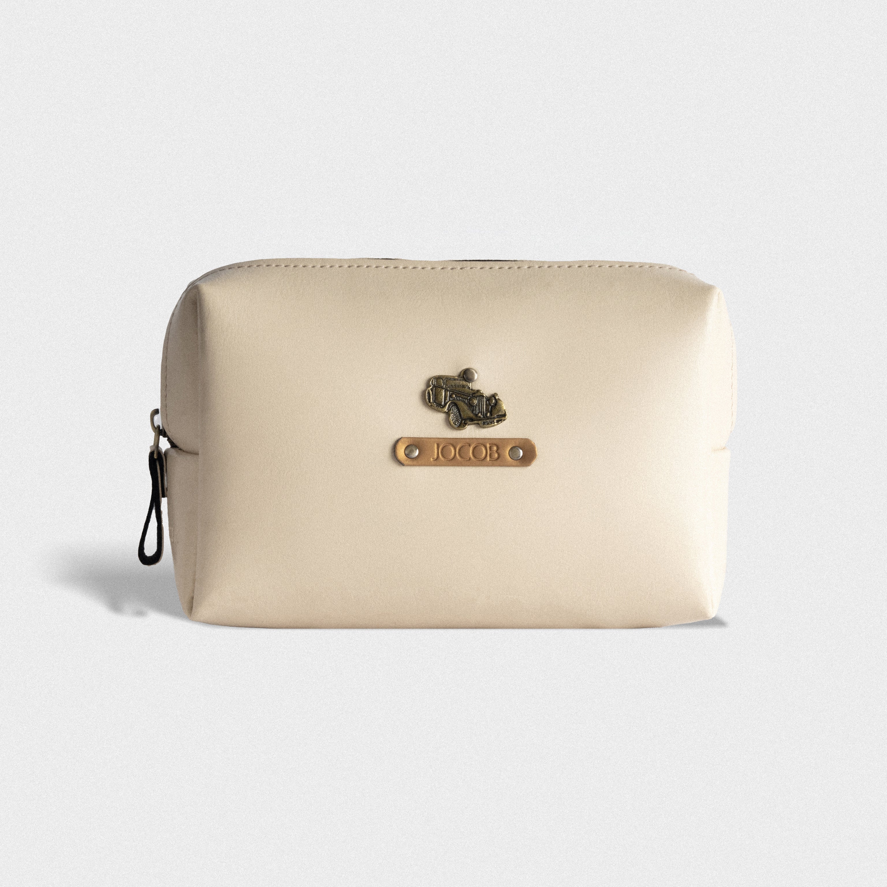 Personalised Travel Pouch -Ivory