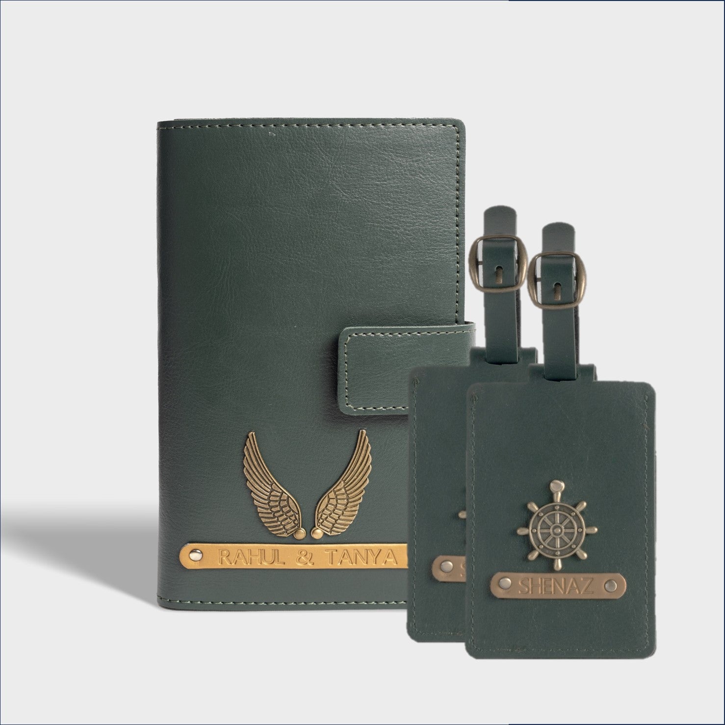 Dual Passport holder & 2 Premium Tag