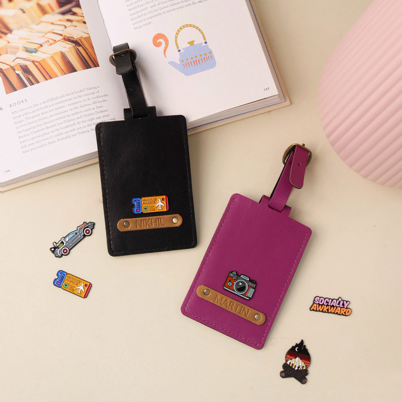 Doodle Premium personalized luggage Tag