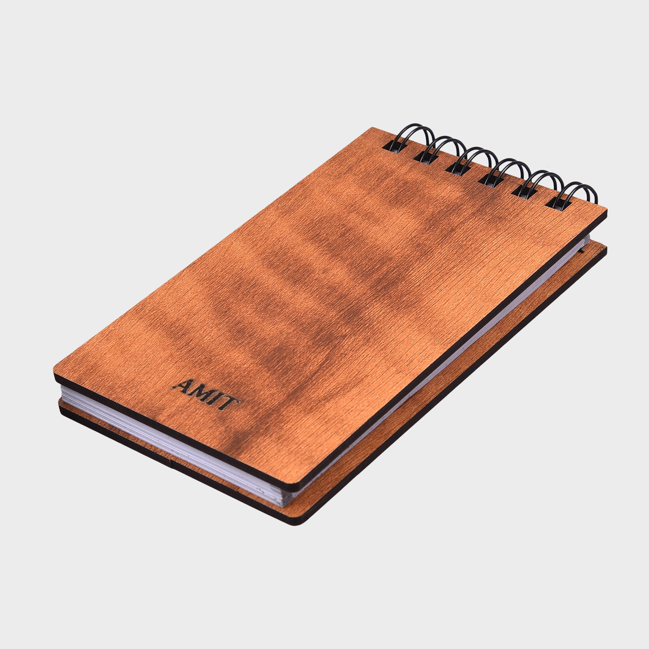 Personalised Wooden A6 Notepad