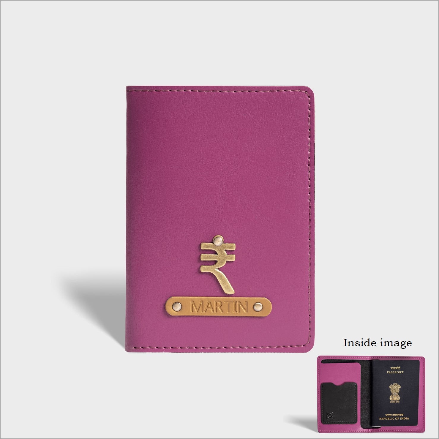 Personalized passport holder, Passport wallet, Passport holder