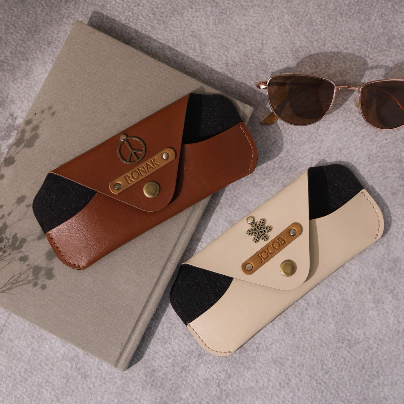 Personalised Sunglass Case - set of 2