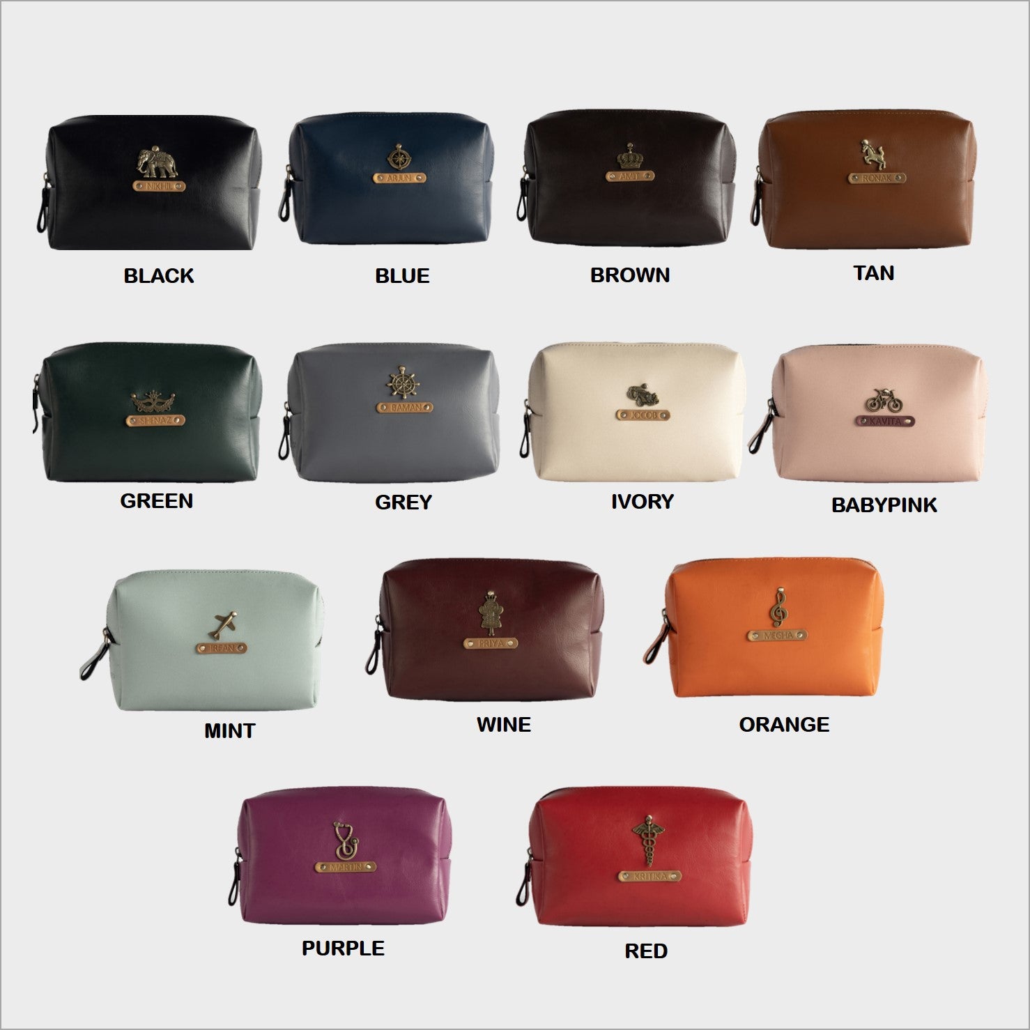 Mr  & Mrs Personalised Travel Pouch