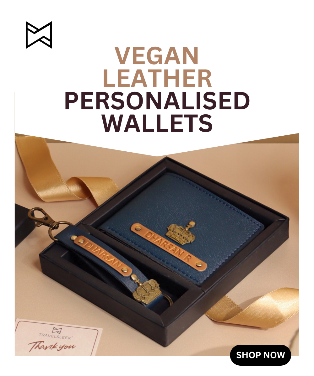 Vegan Leather Personalised Wallets