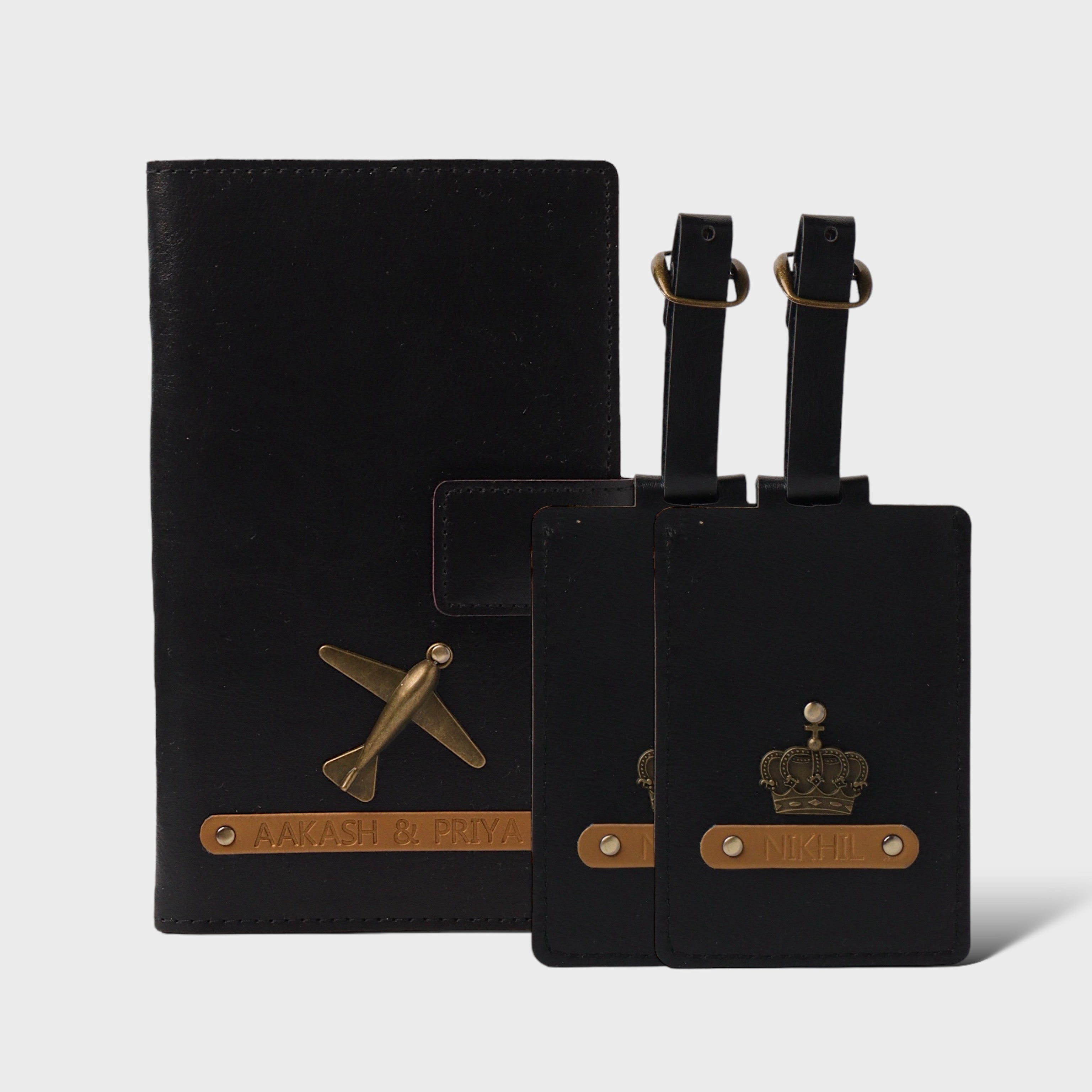 Dual Passport holder & 2 Premium Tag