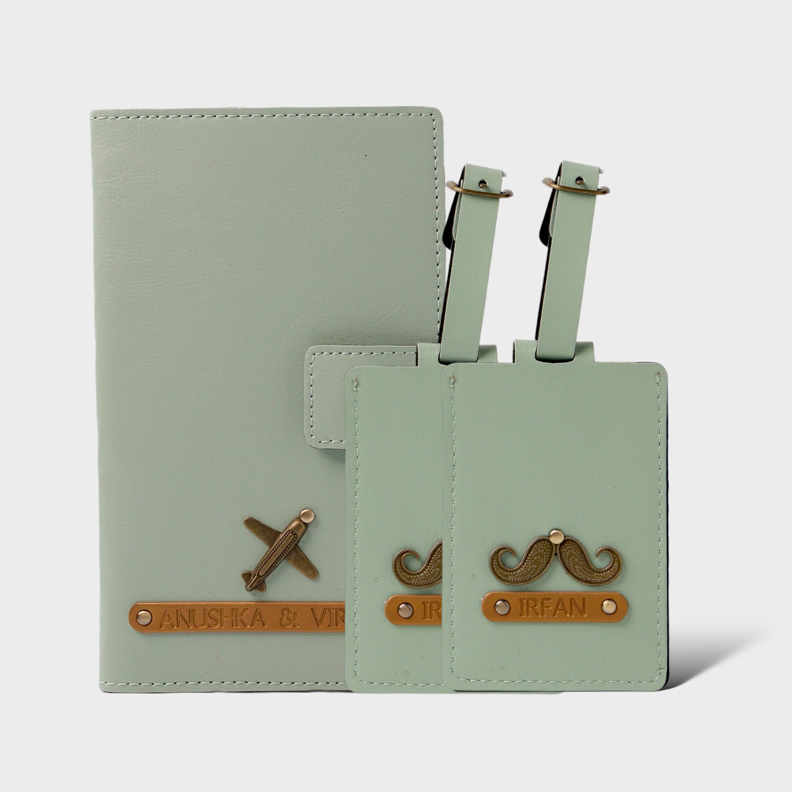 Dual Passport holder & 2 Premium Tag