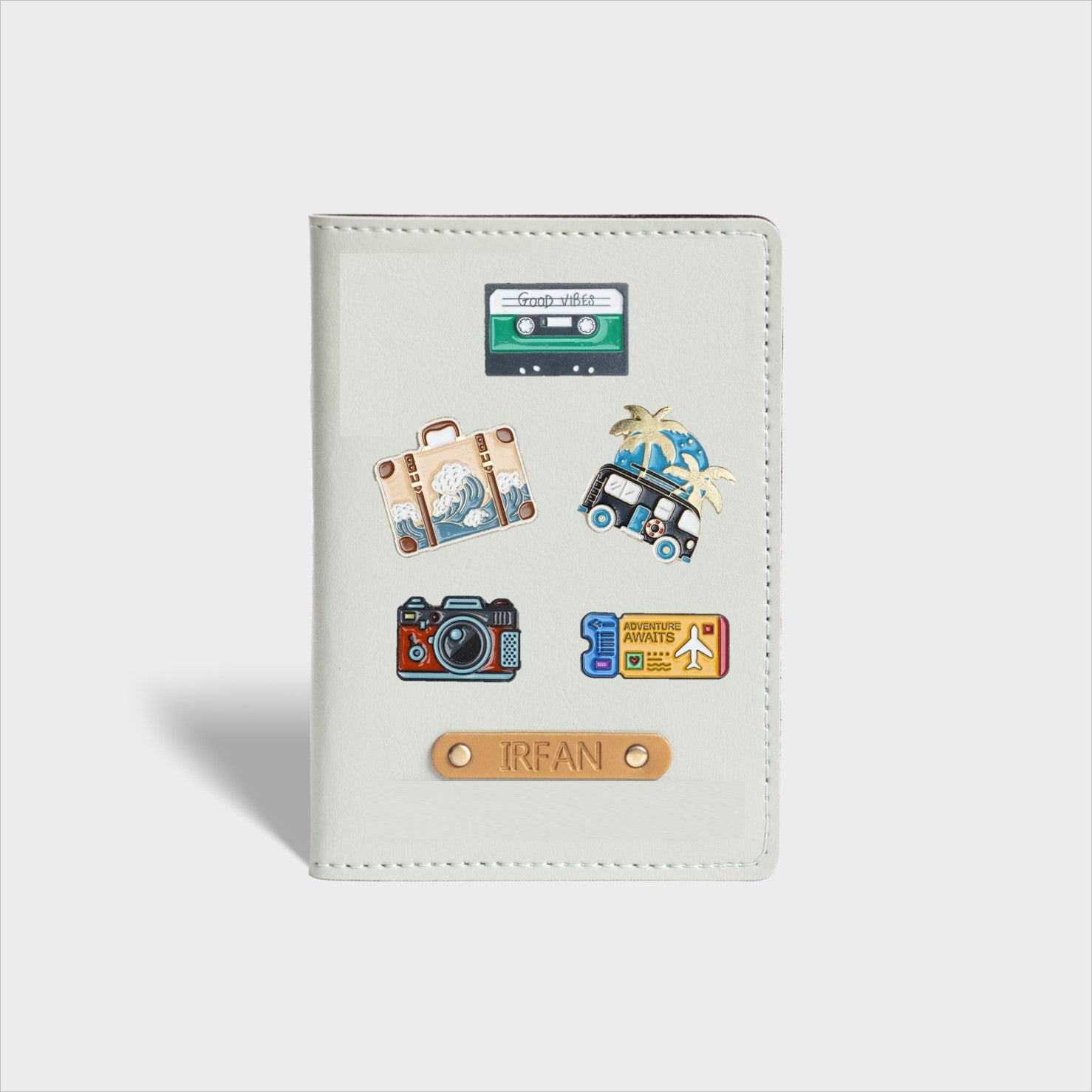 Customized Passport Cover-Mint