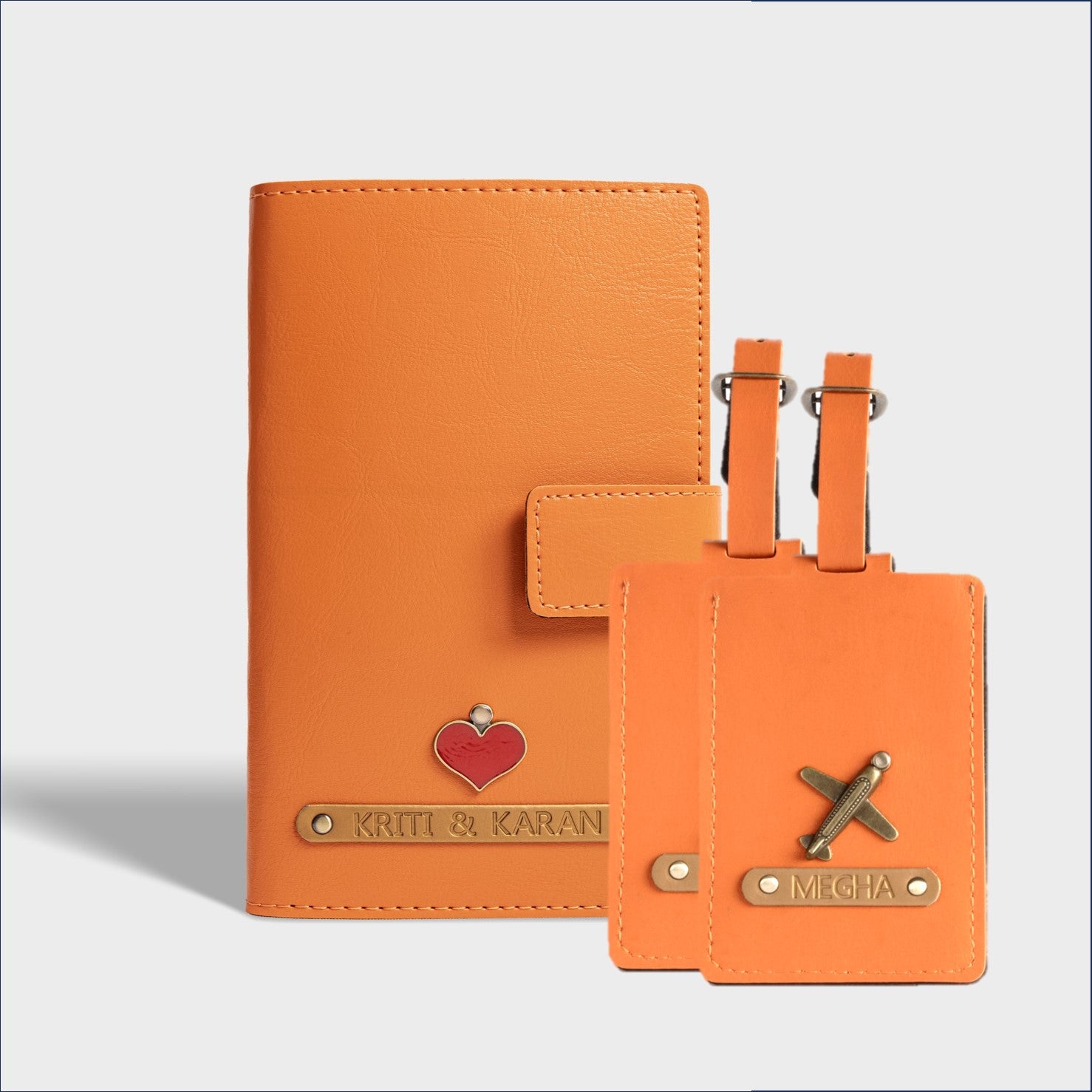 Dual Passport holder & 2 Premium Tag