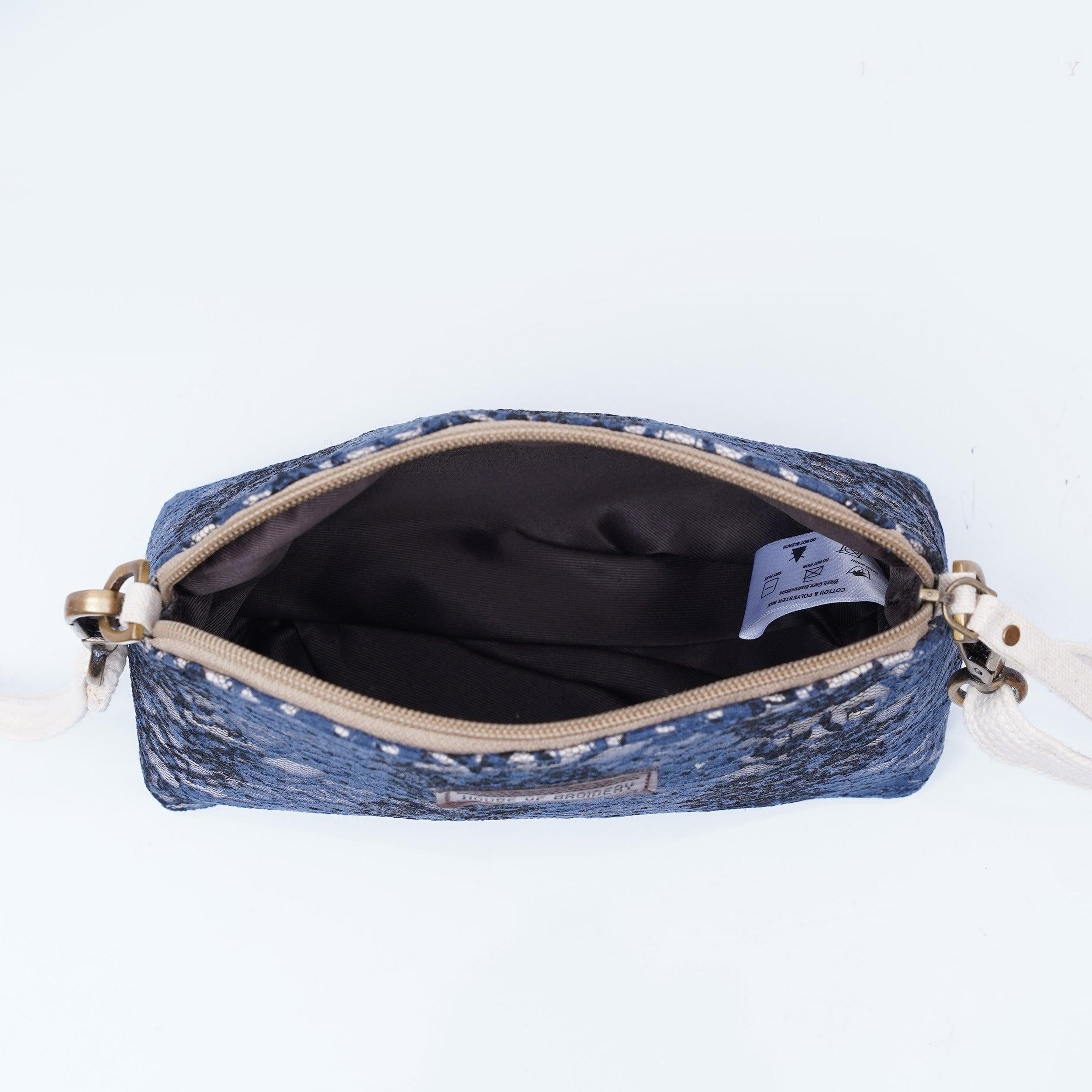 Arc Crossbody Sling bag - Navy Blue - Travelsleek