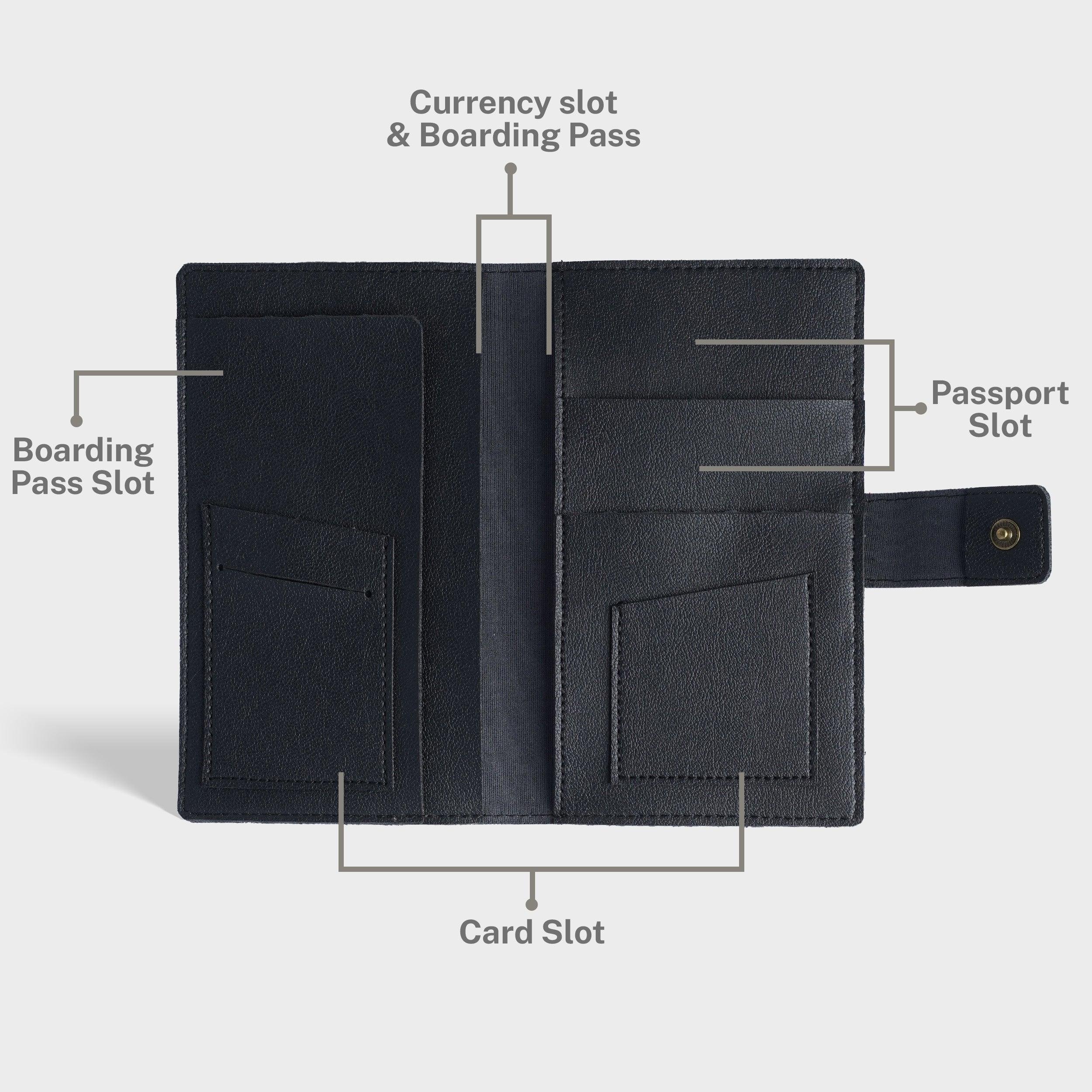 Personalised Dual Passport Wallet - Travelsleek