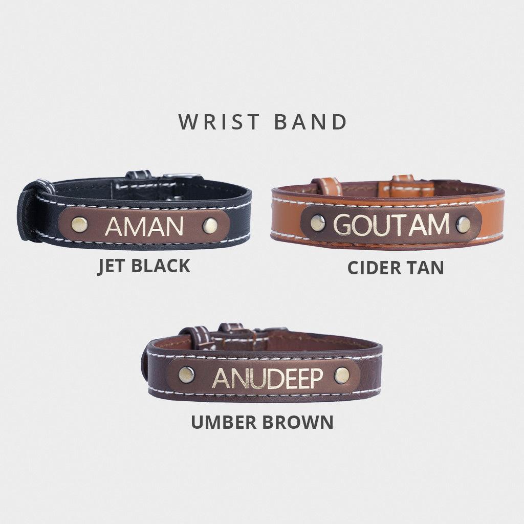 Personalised Wrist Band - Travelsleek